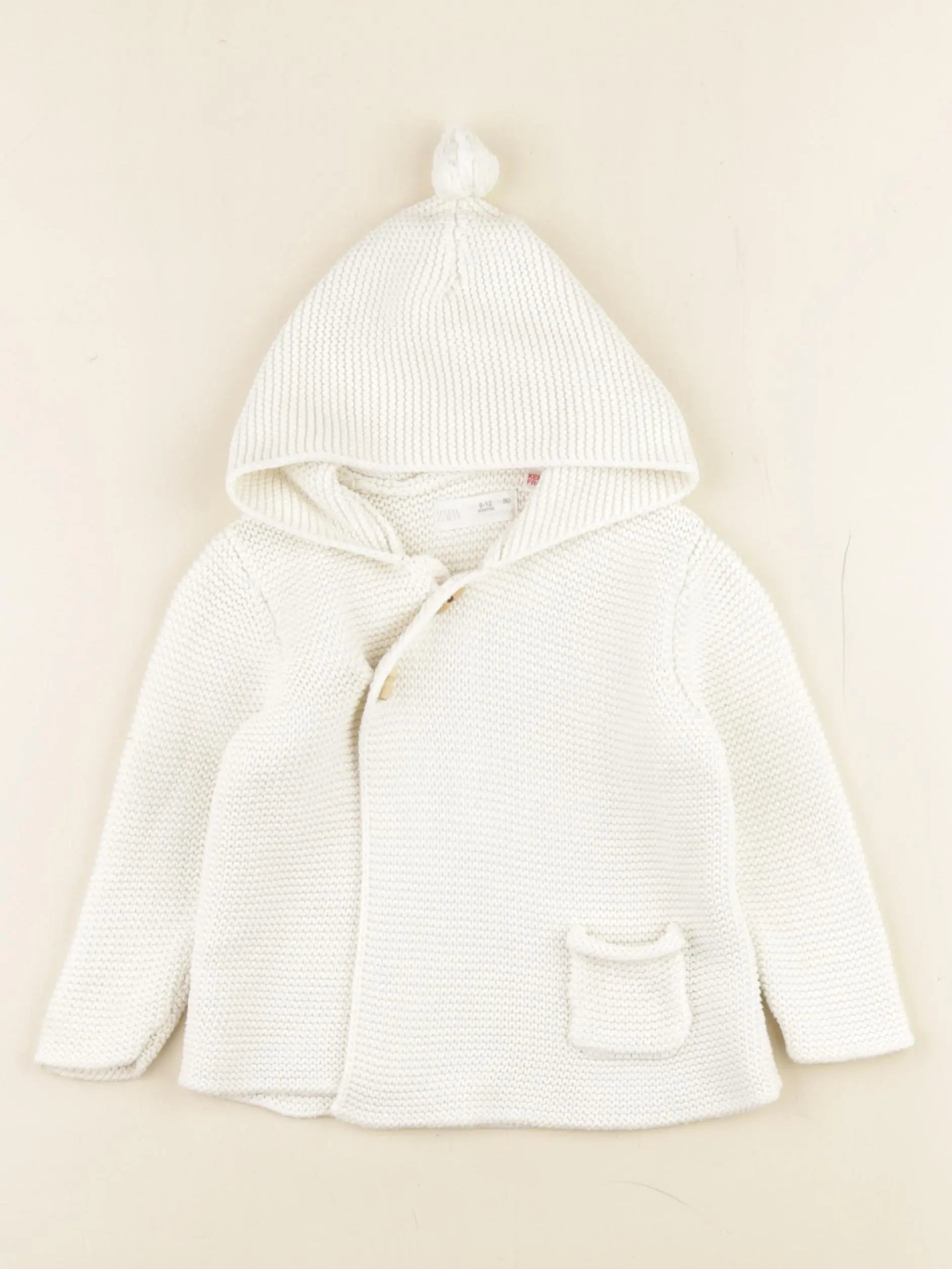 Zara - veste blanc - 9/12 mois