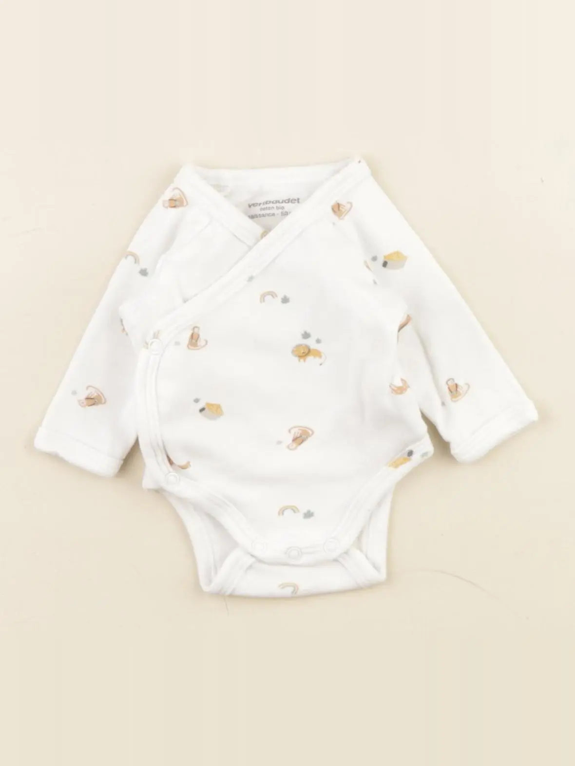 Vertbaudet - body multicolore - 0 mois