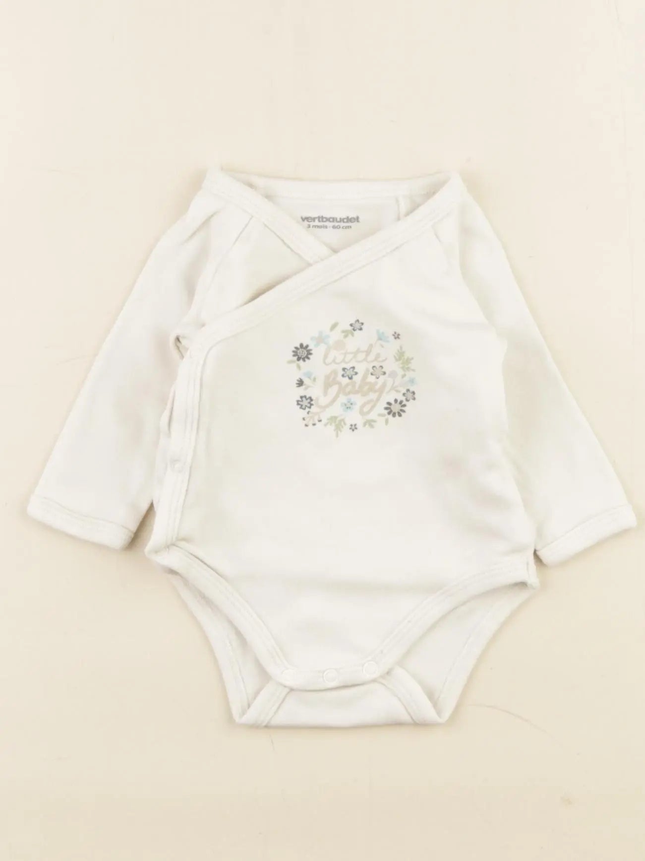 Vertbaudet - body multicolore - 3 mois