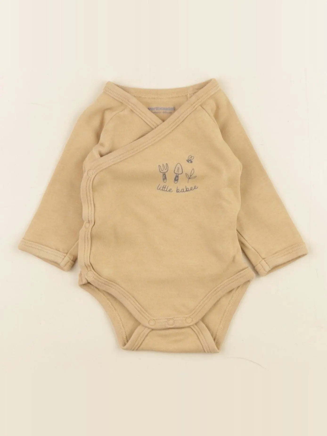 Vertbaudet - body marron - 3 mois