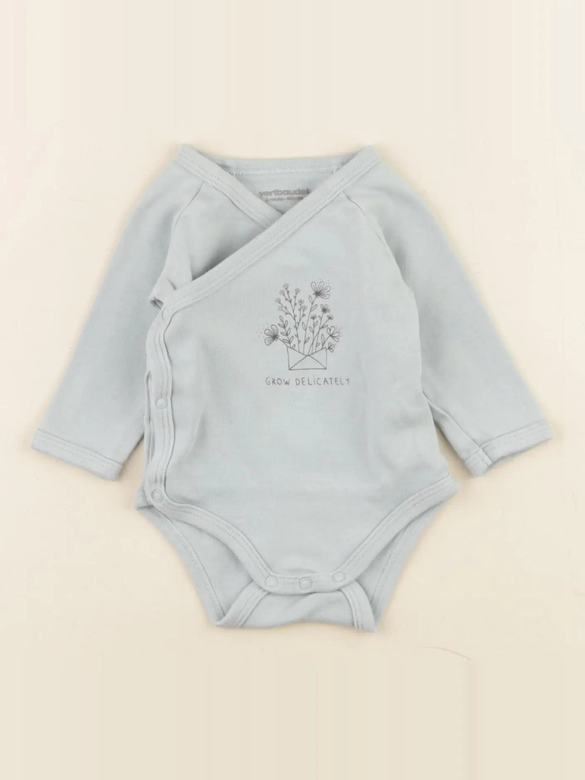 Vertbaudet - body bleu - 3 mois