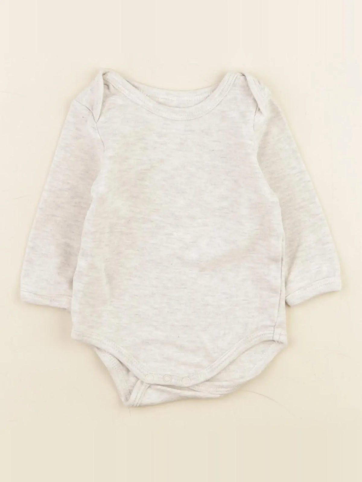 Vertbaudet - body beige - 6 mois
