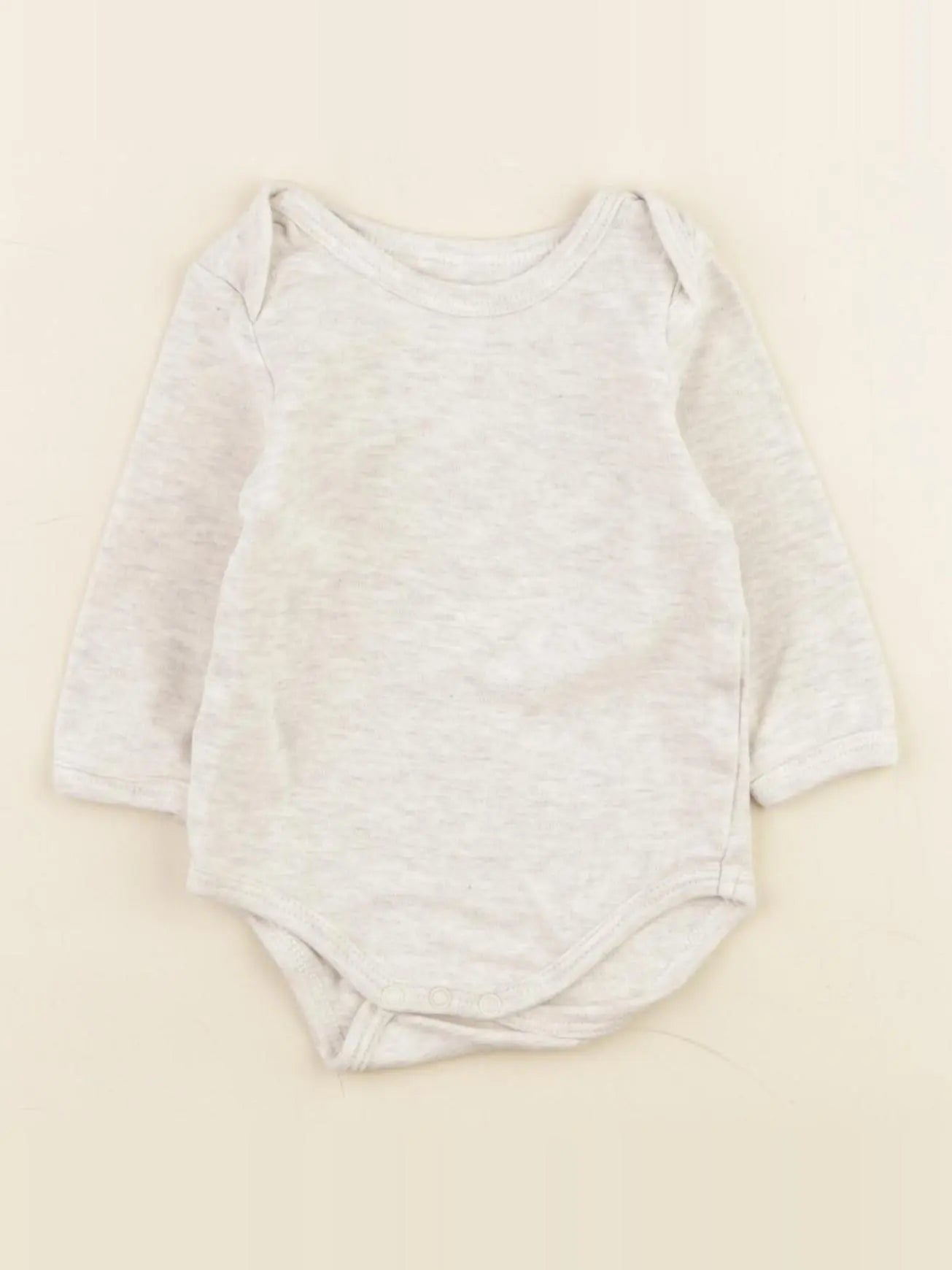 Vertbaudet - body beige - 6 mois