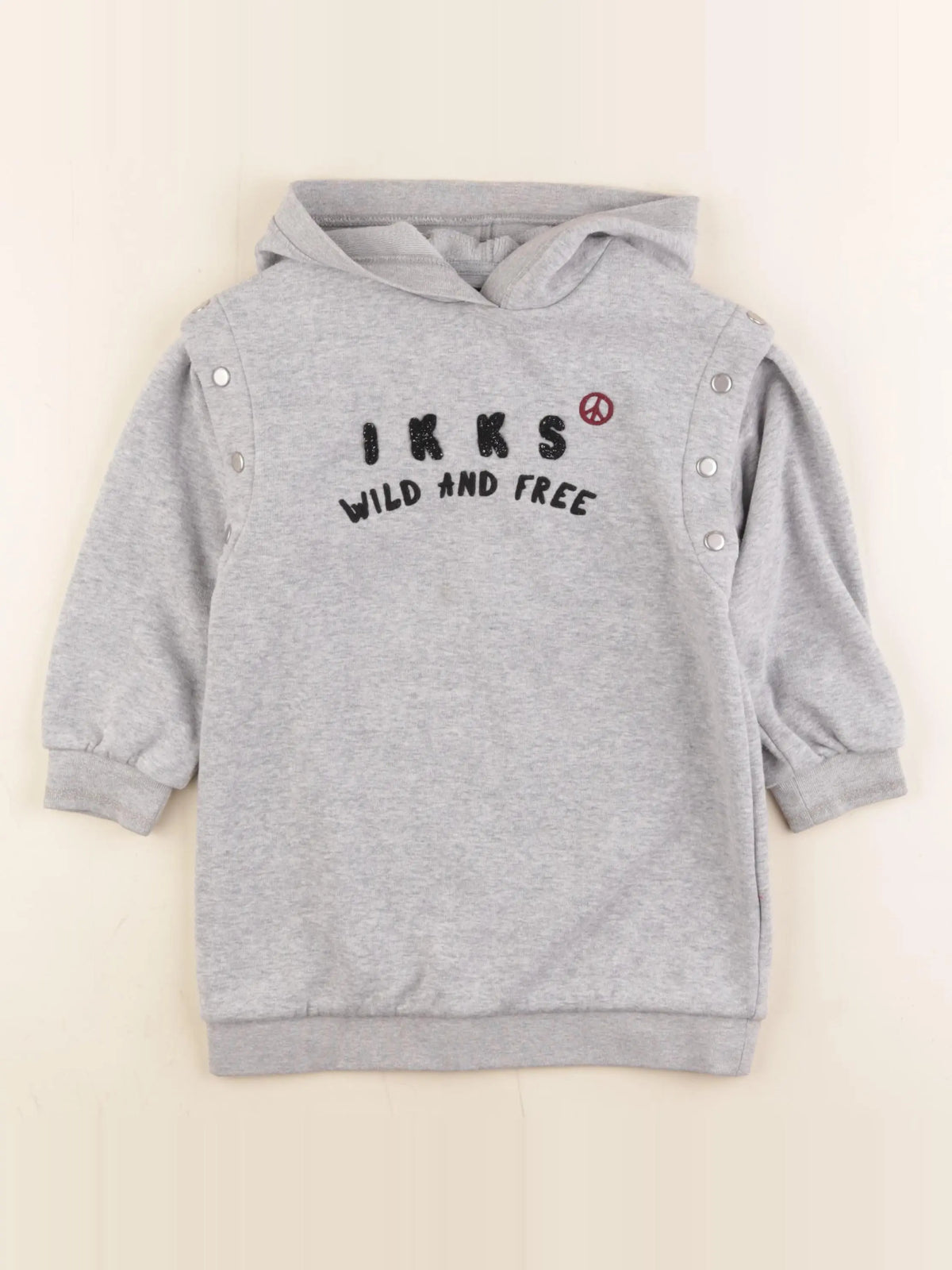 IKKS - robe gris - 4 ans