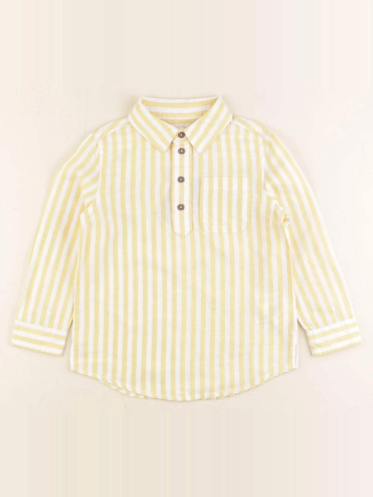 Monoprix - chemise jaune - 5 ans