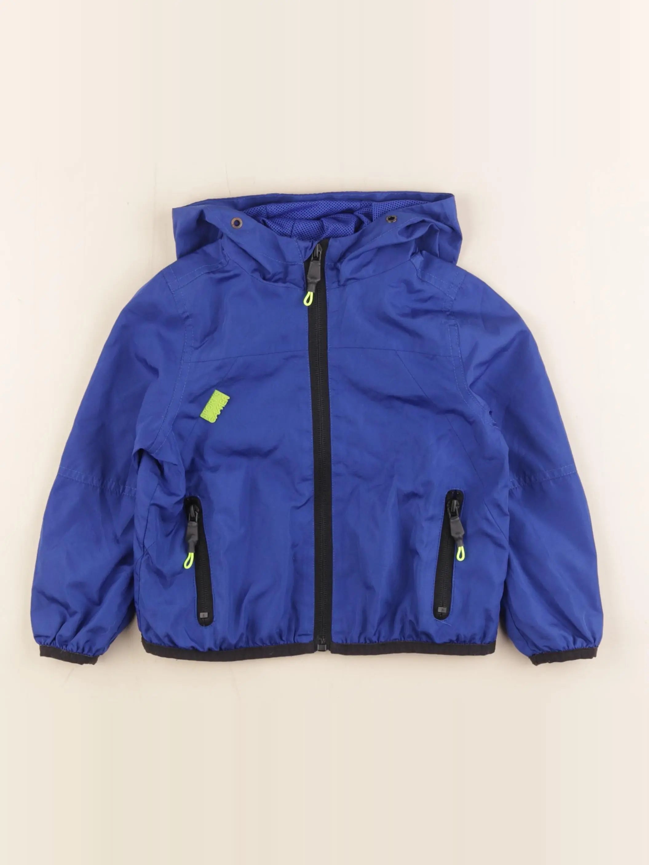 Vertbaudet - coupe-vent bleu - 3 ans