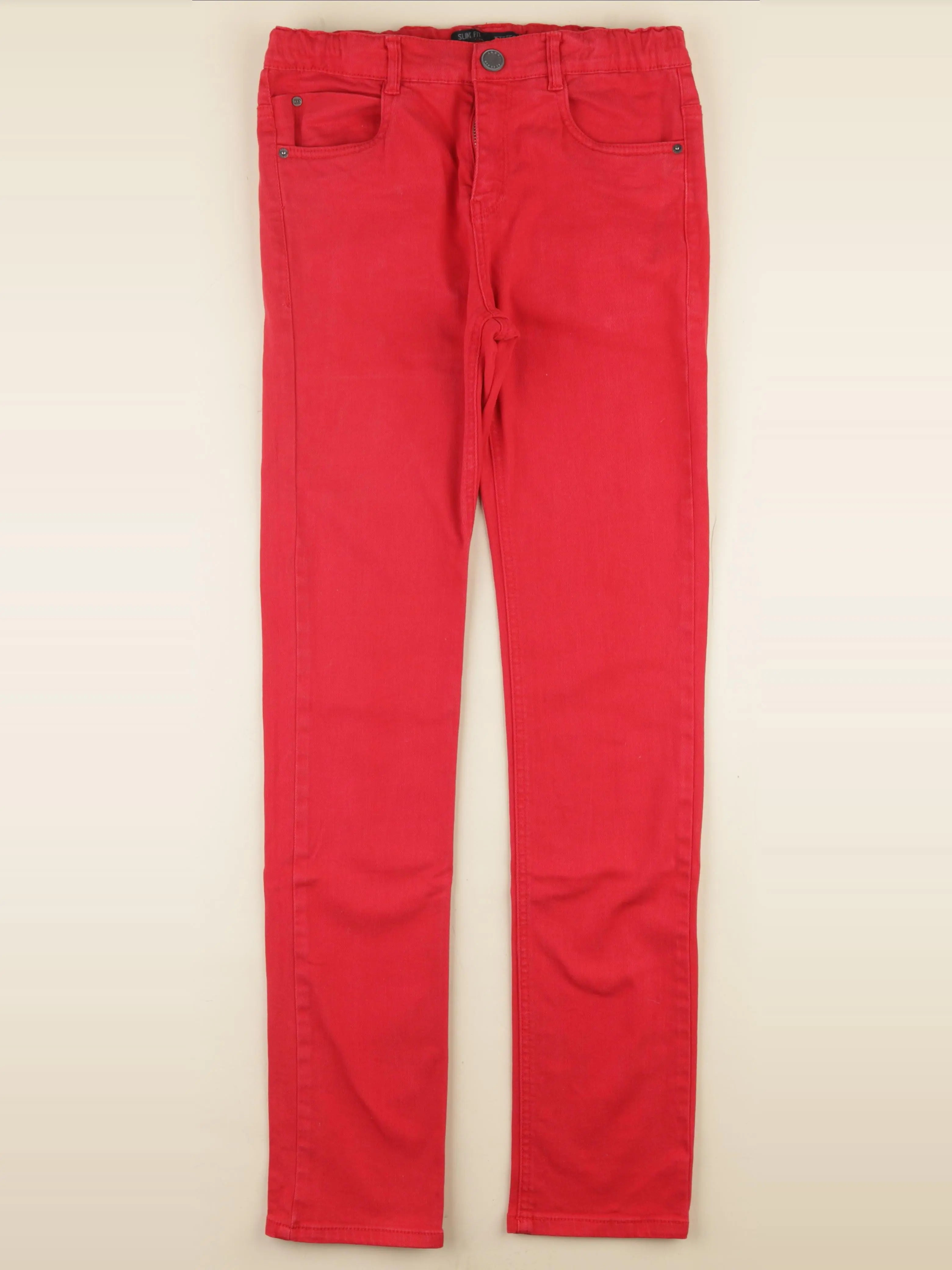 IKKS - jean rouge - 14 ans