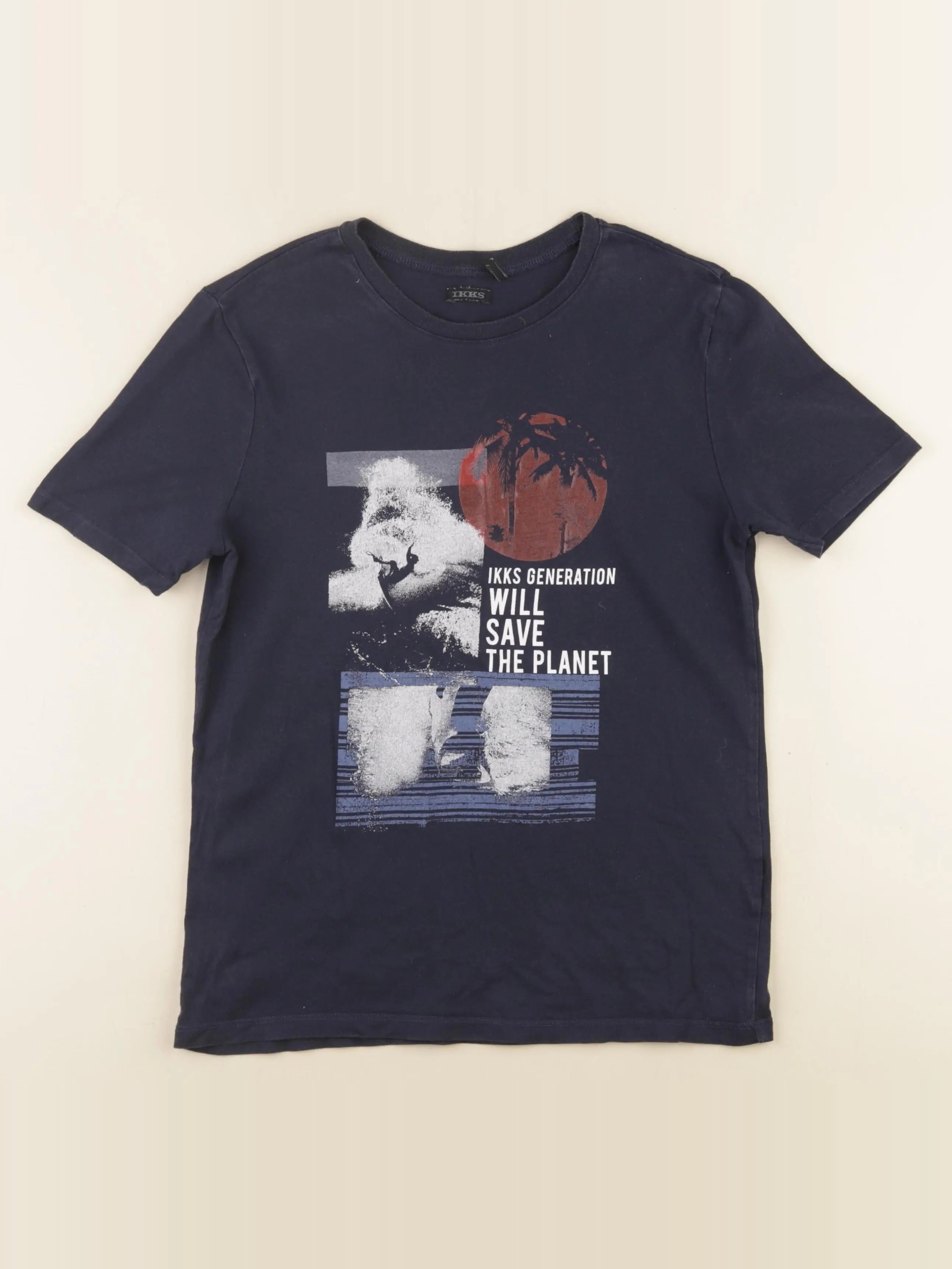 IKKS - tee-shirt bleu - 12 ans