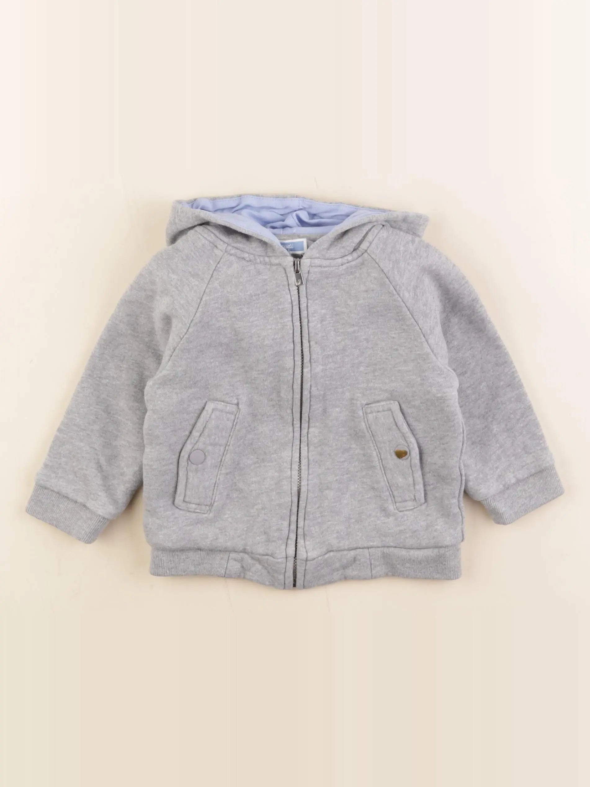 Jacadi - sweat gris - 18 mois