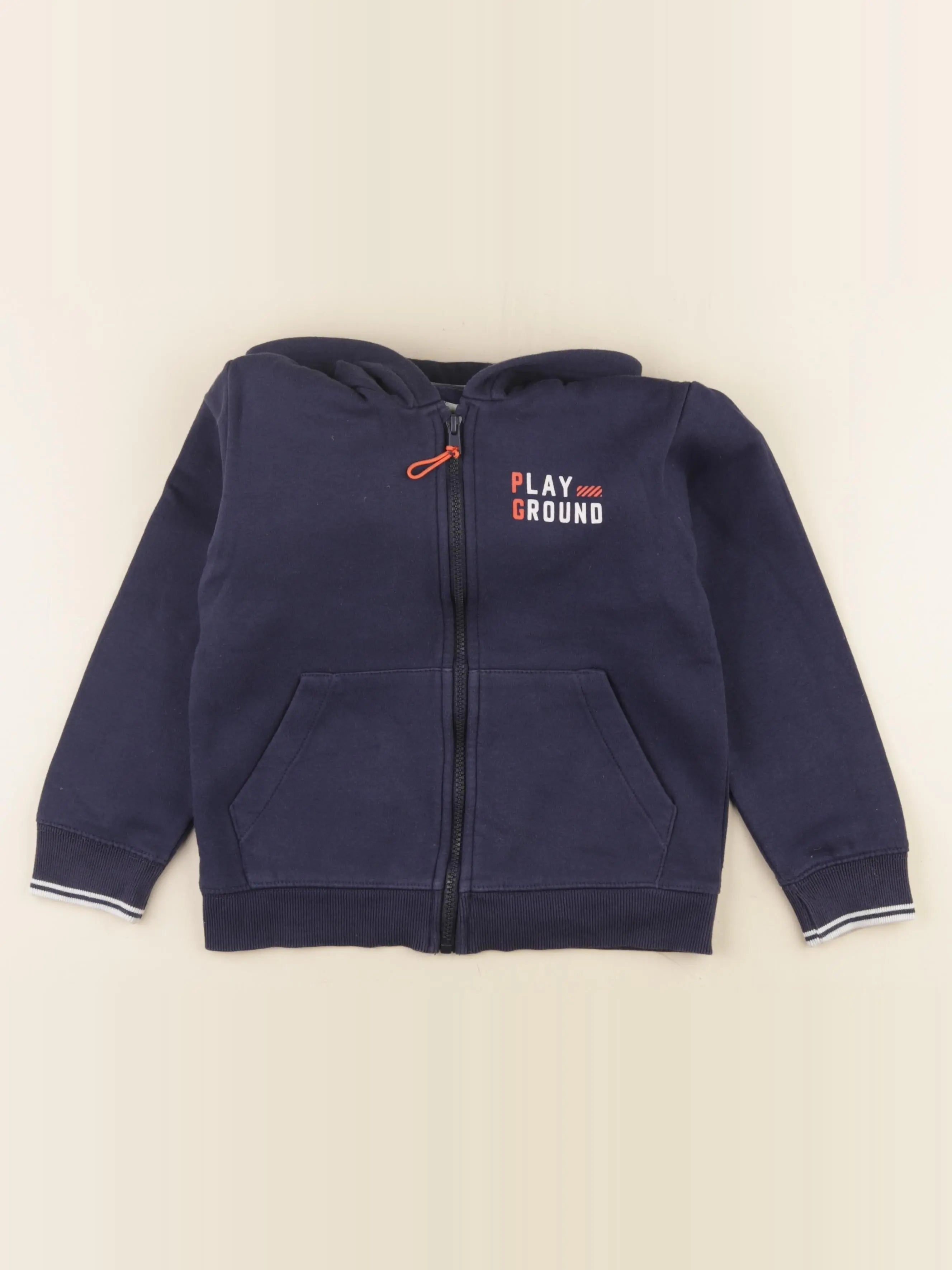 Vertbaudet - sweat bleu - 8 ans