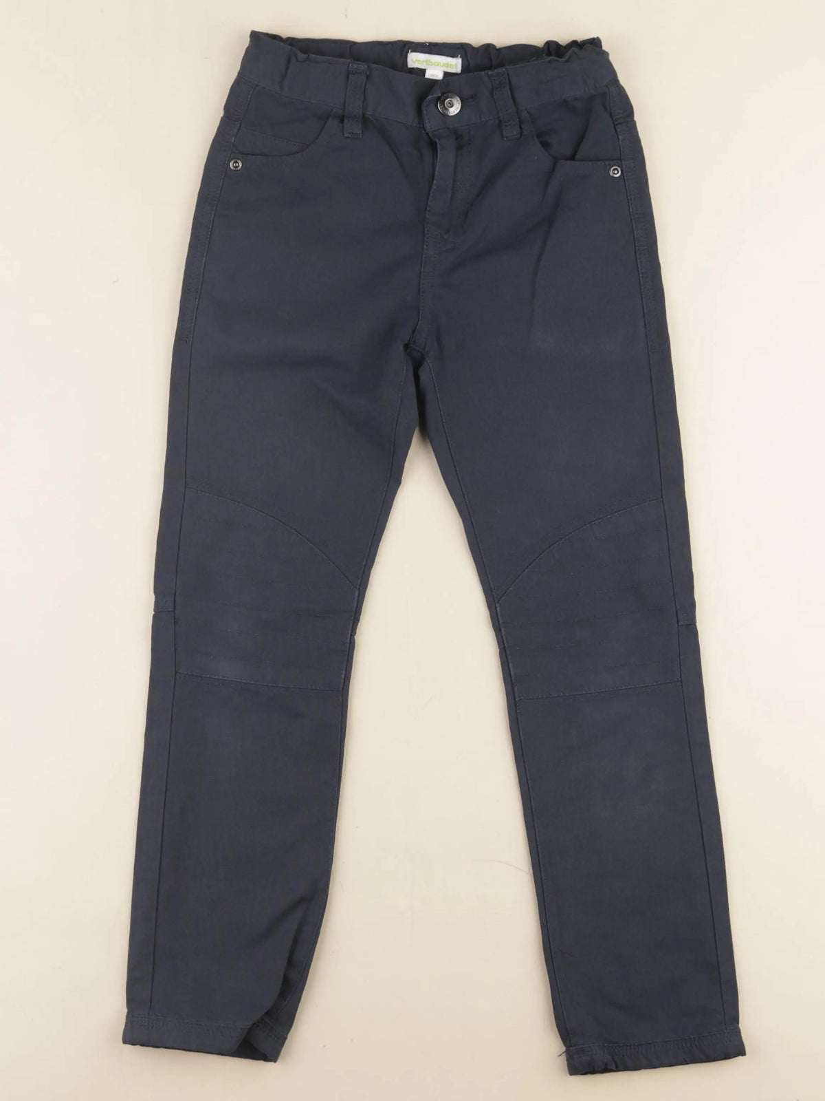 Vertbaudet - pantalon bleu - 7 ans
