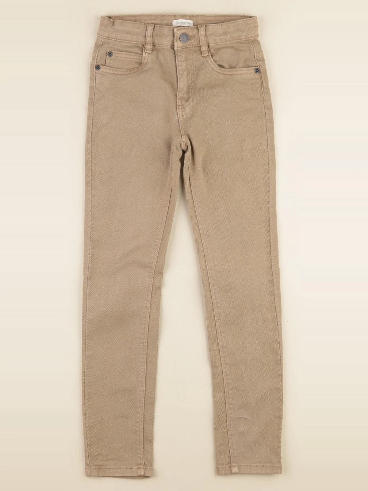 Vertbaudet - jean marron - 8 ans
