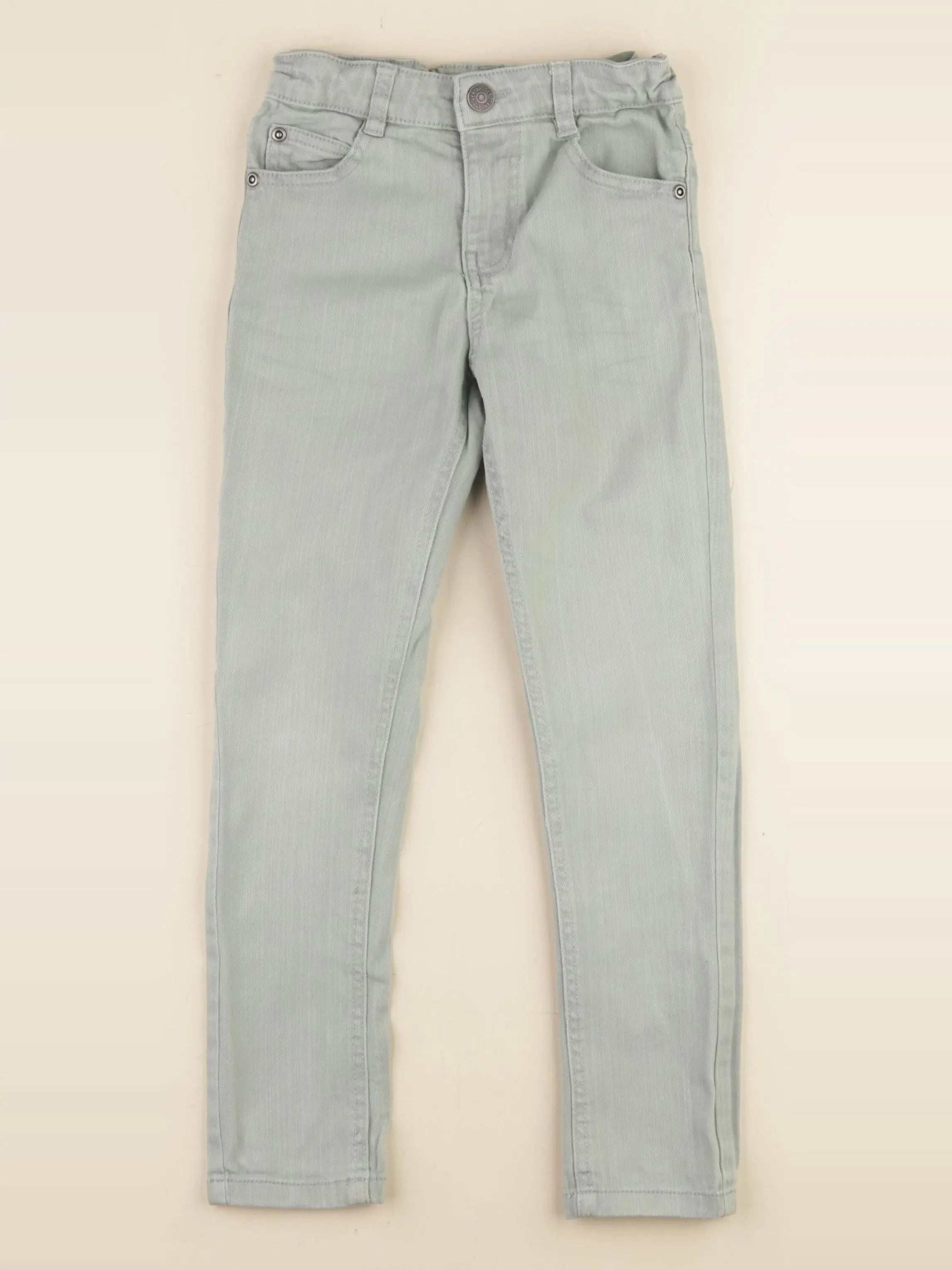 Vertbaudet - jean vert - 7 ans