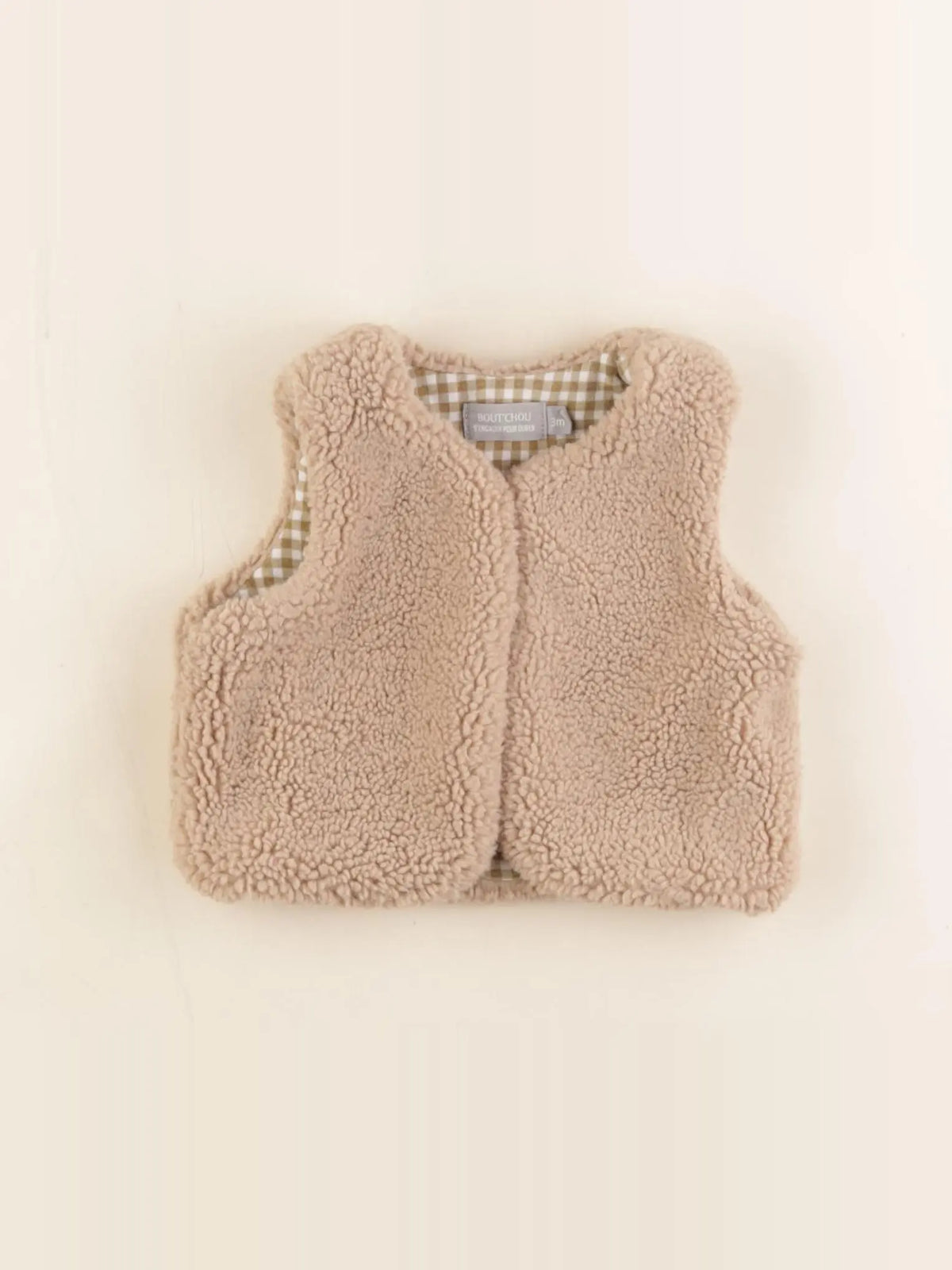 Boutchou - gilet marron - 3 mois