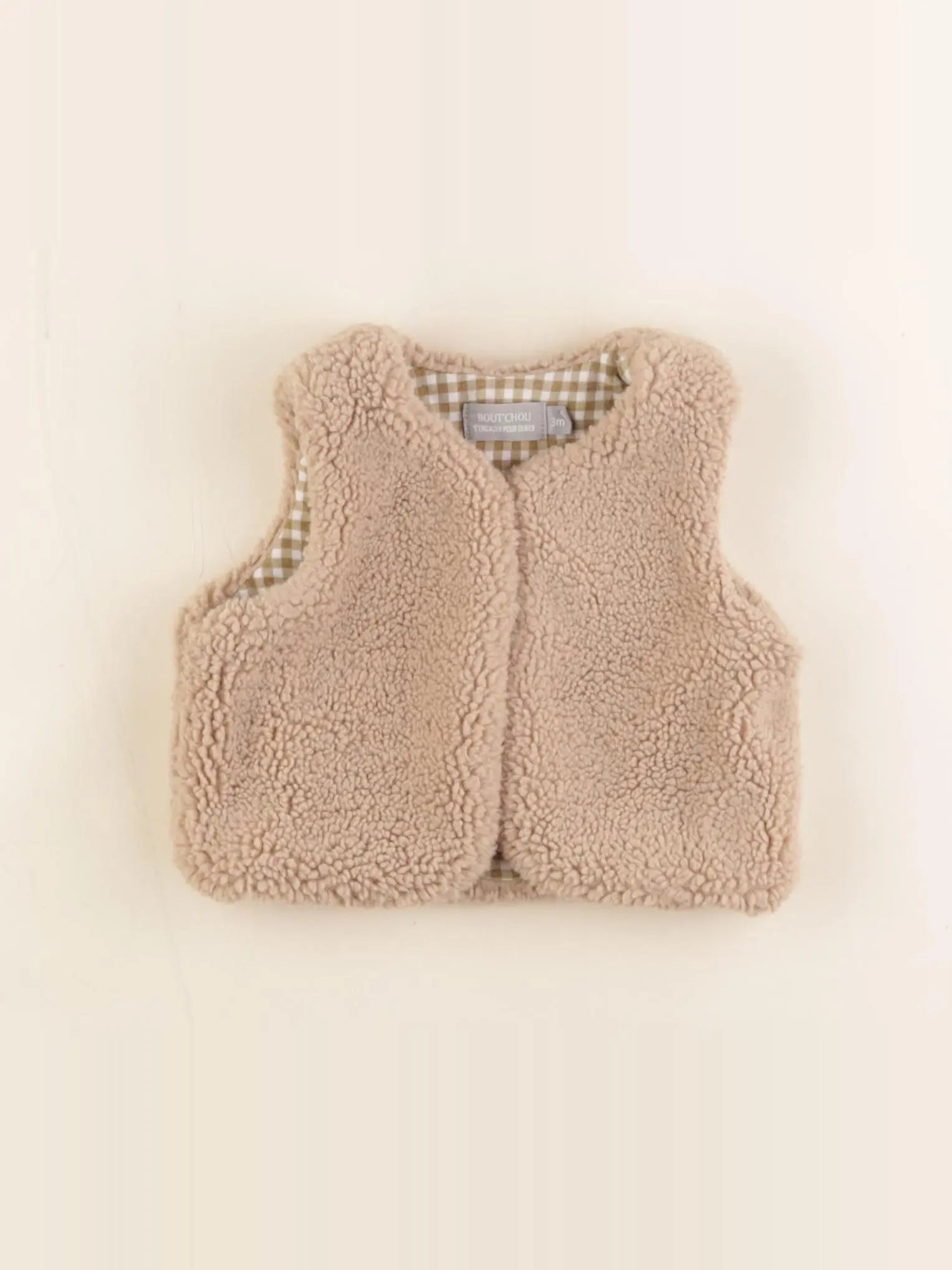 Boutchou - gilet marron - 3 mois