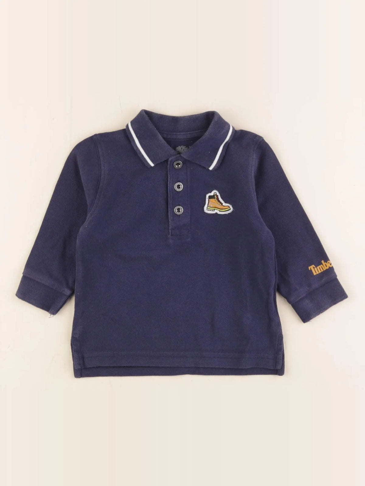 Timberland - polo bleu - 12 mois