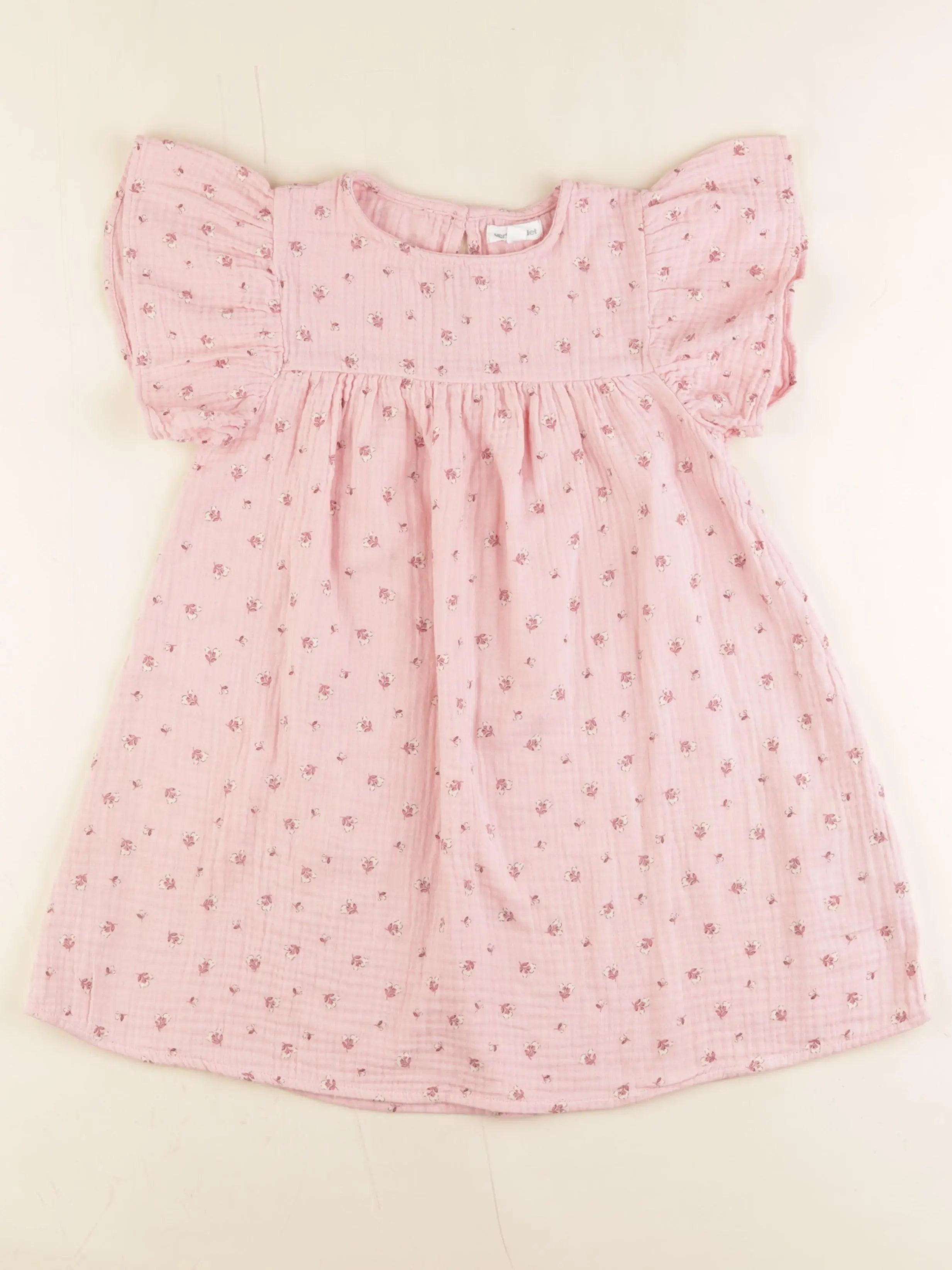 Vertbaudet - robe rose - 7 ans