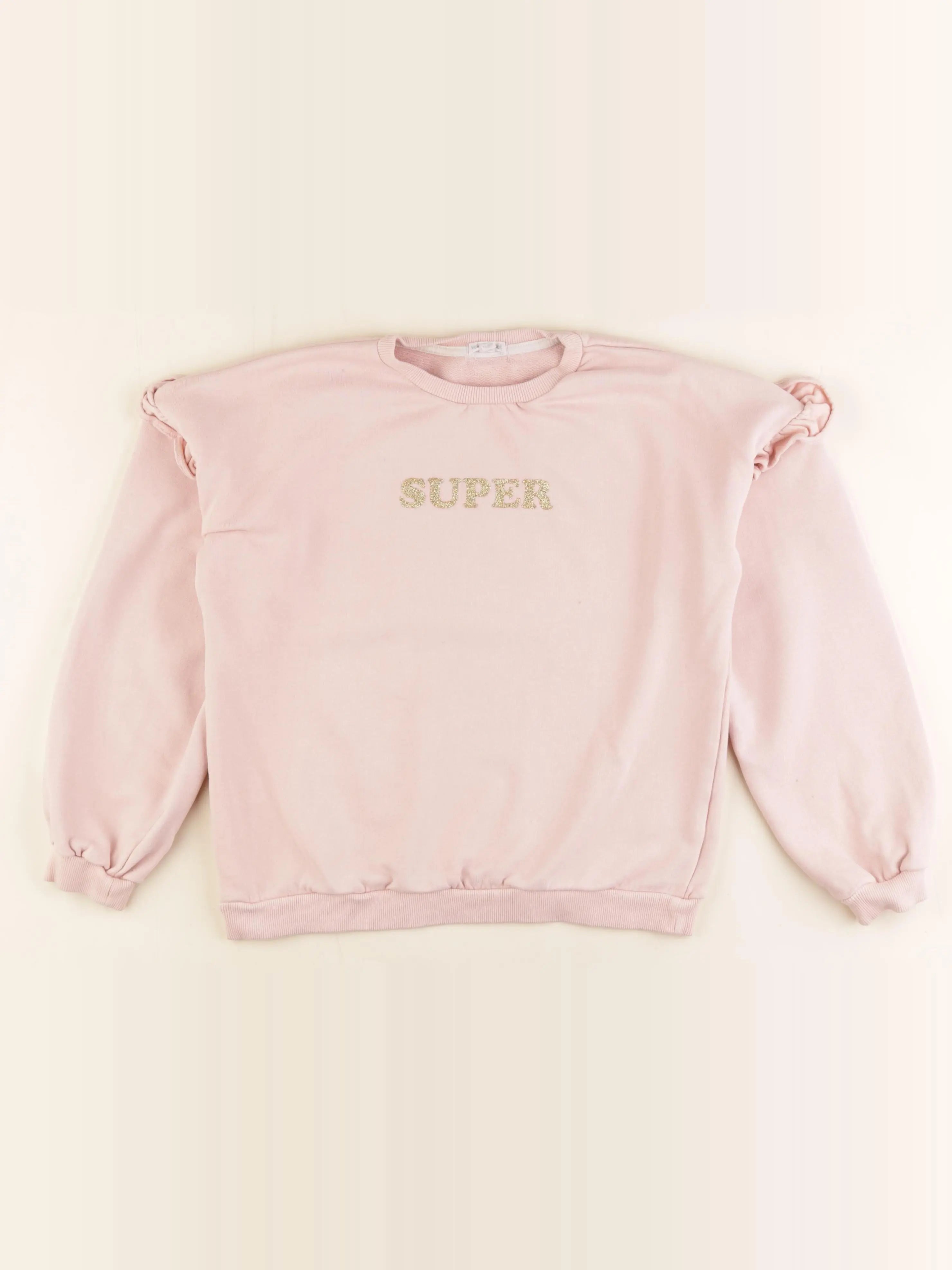 Vertbaudet - sweat rose - 12 ans