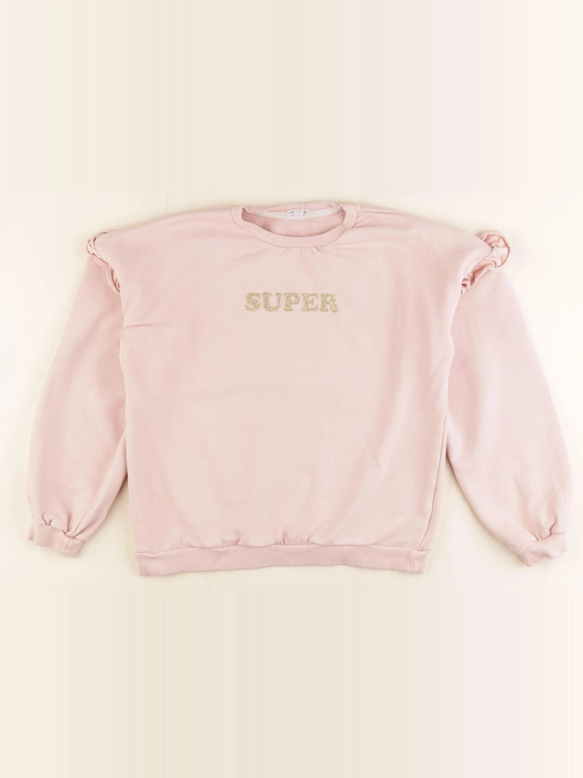 Vertbaudet - sweat rose - 12 ans