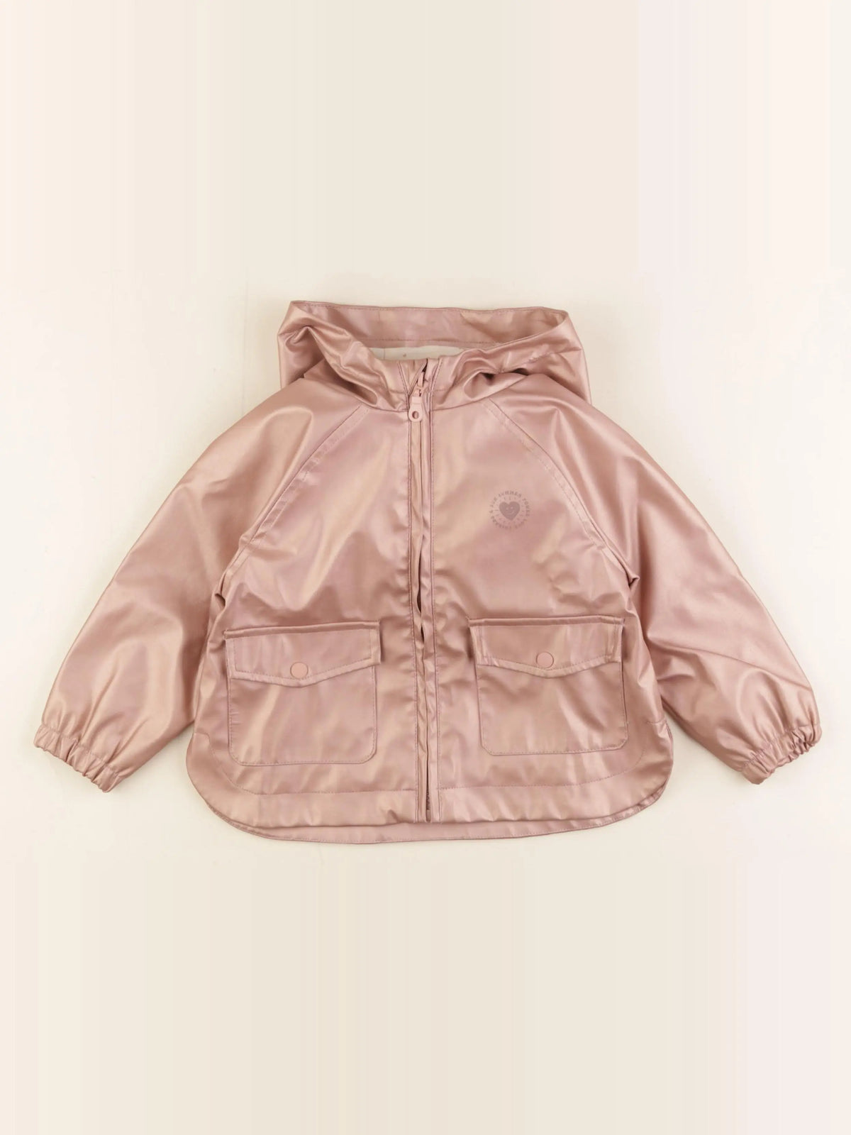 Vertbaudet - imperméable rose - 2 ans
