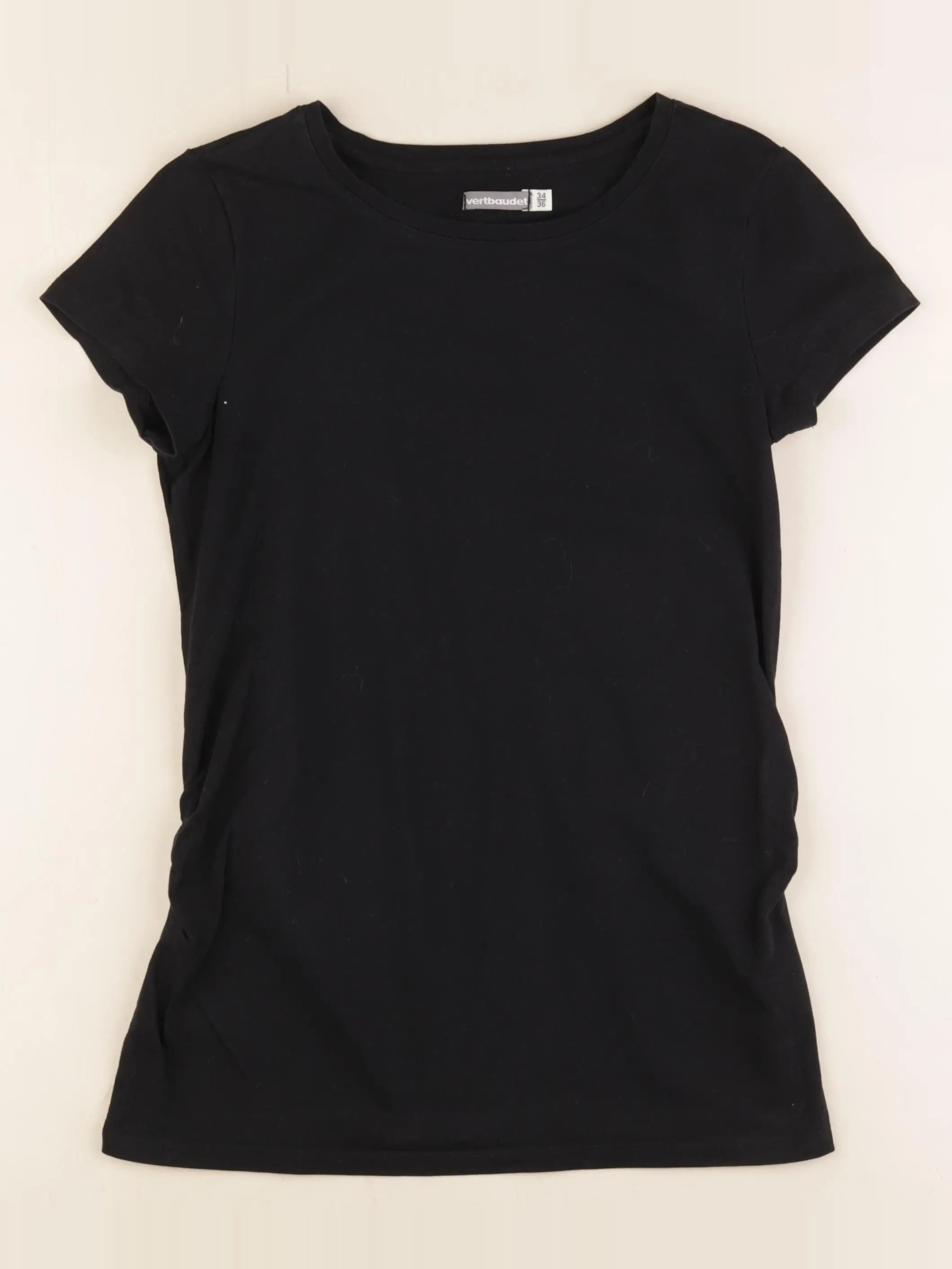 Vertbaudet - tee-shirt grossesse noir - 34 à 36