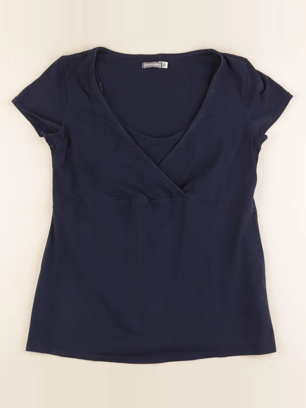 Vertbaudet - tee-shirt allaitement bleu - 38 à 40