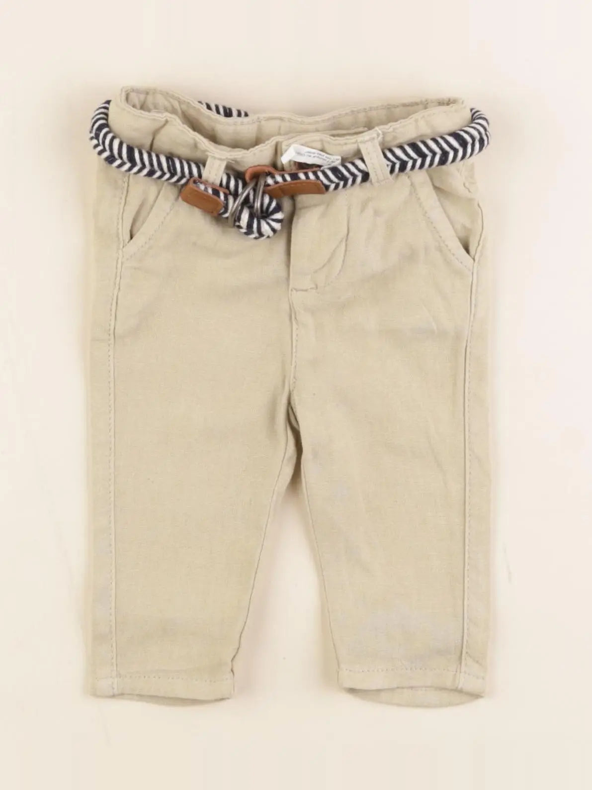 Tape à l'oeil - pantalon beige - 3 mois