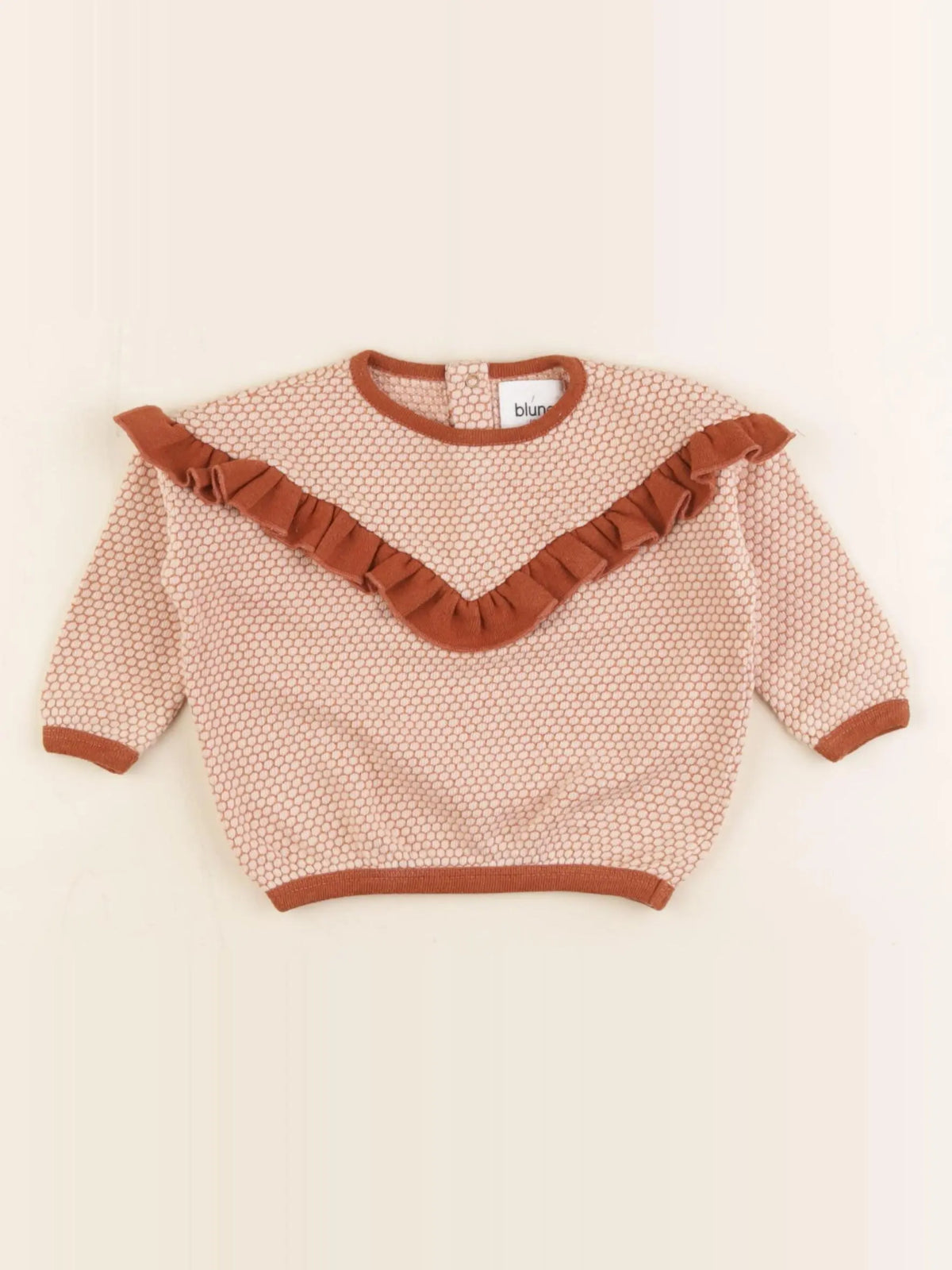 Blune - pull marron - 6 mois