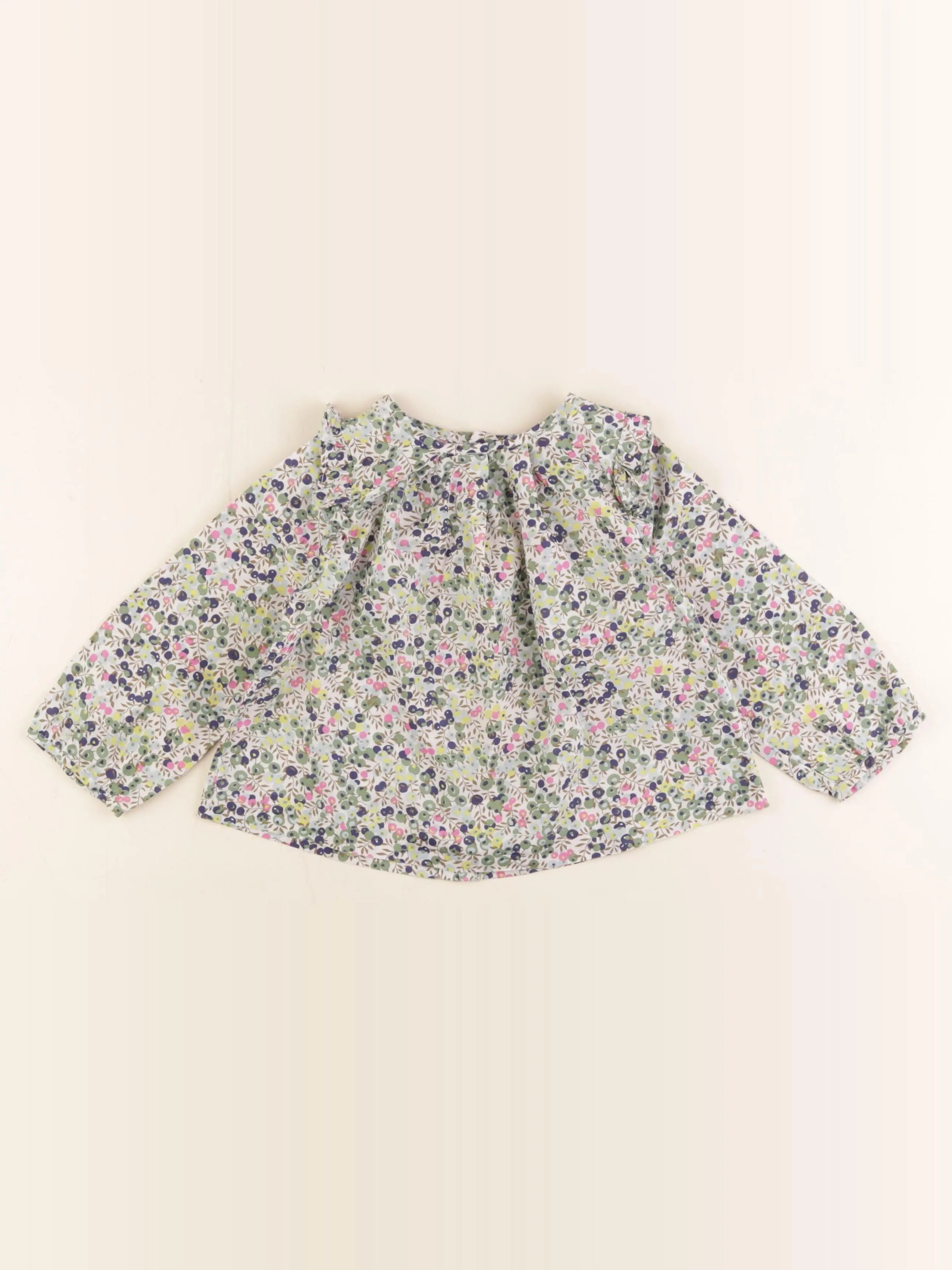 Jacadi - blouse liberty multicolore - 24 mois