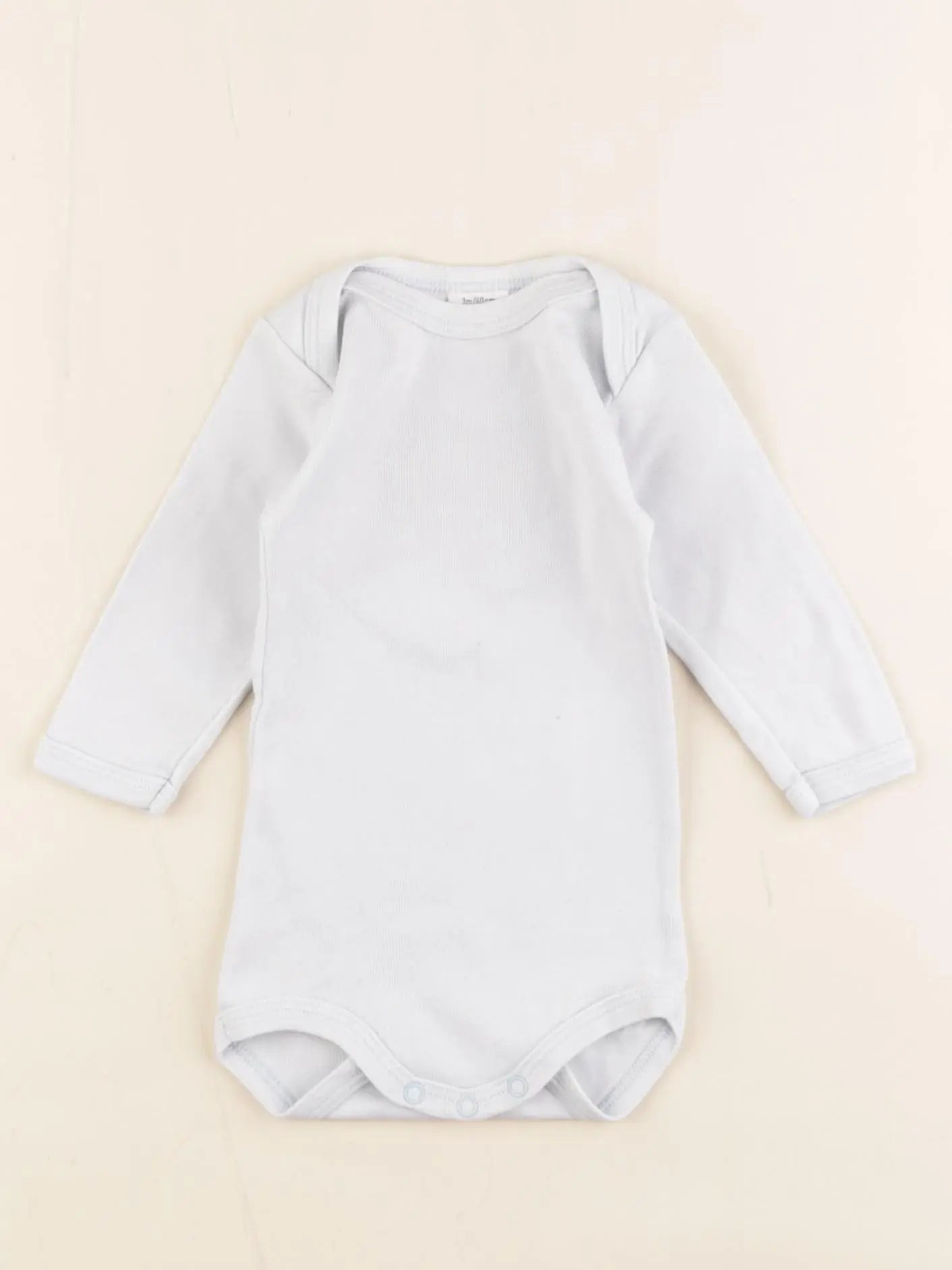 Petit Bateau - body bleu - 3 mois