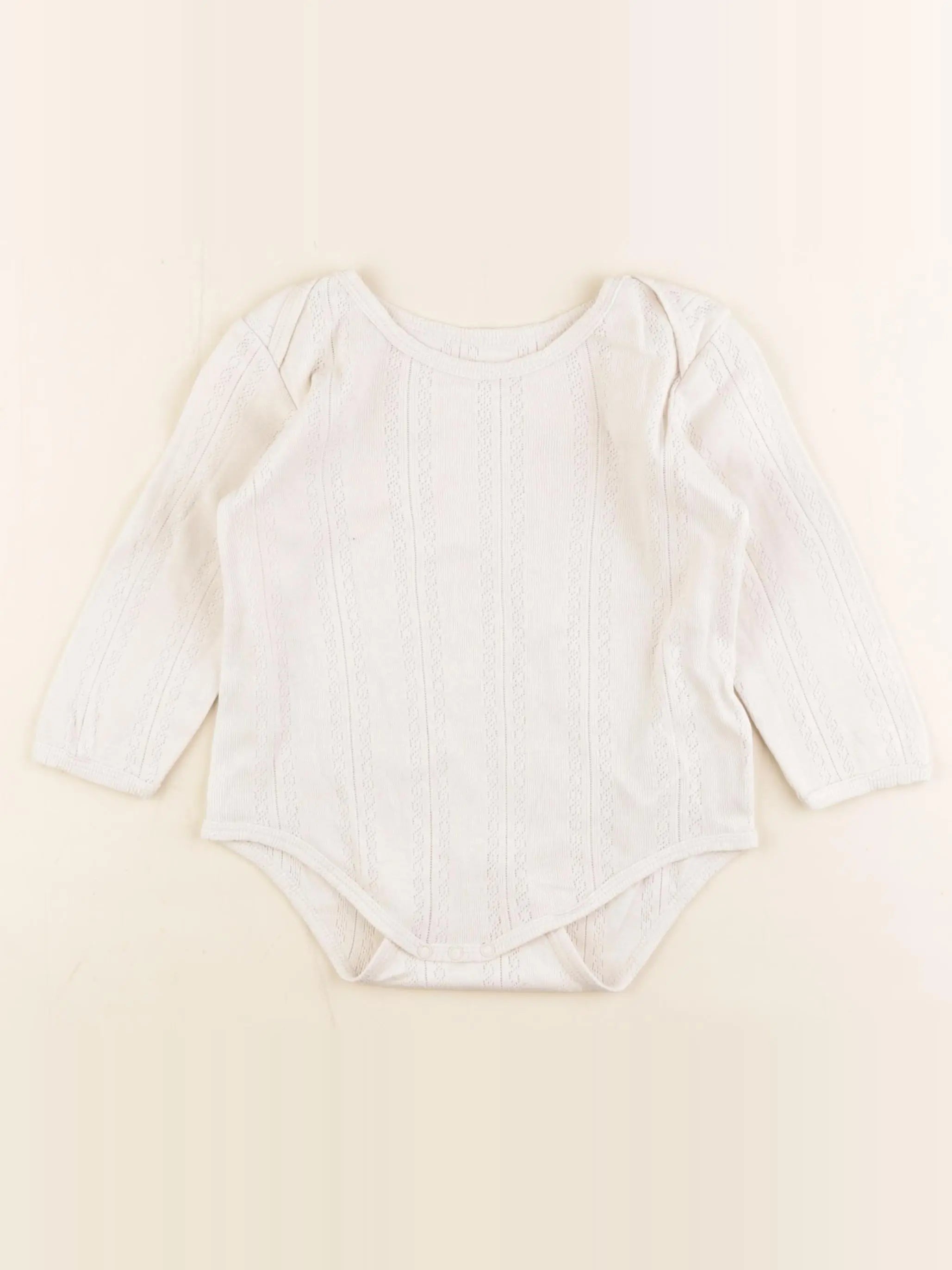 Vertbaudet - body beige - 2 ans