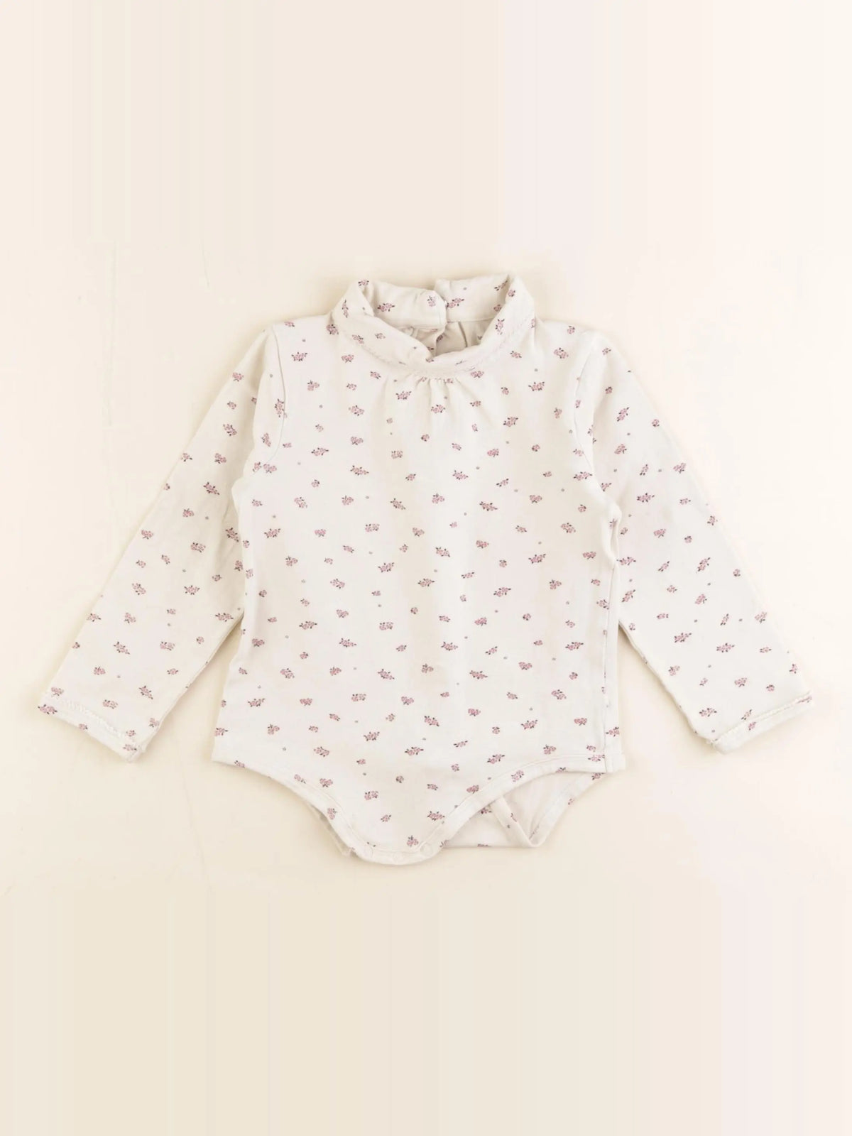 Vertbaudet - body à col beige - 3 ans