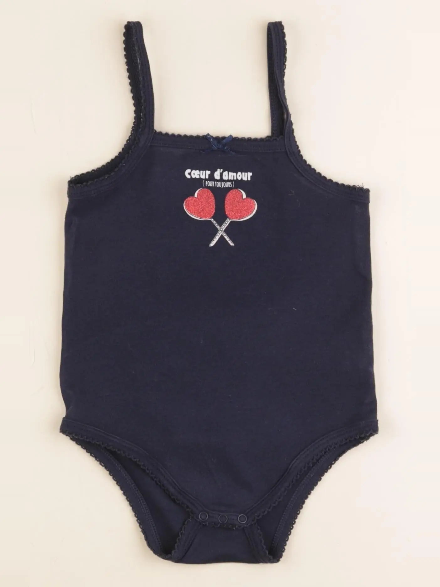 Vertbaudet - body bleu - 2 ans