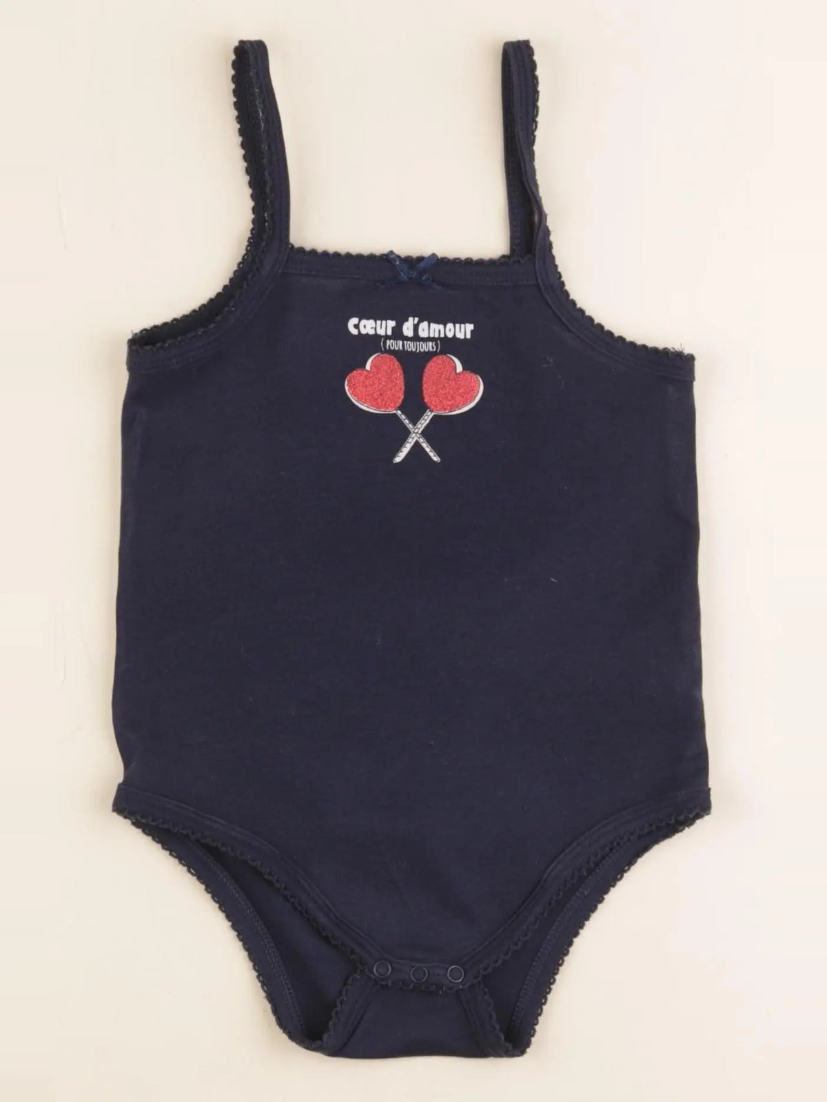 Vertbaudet - body bleu - 2 ans