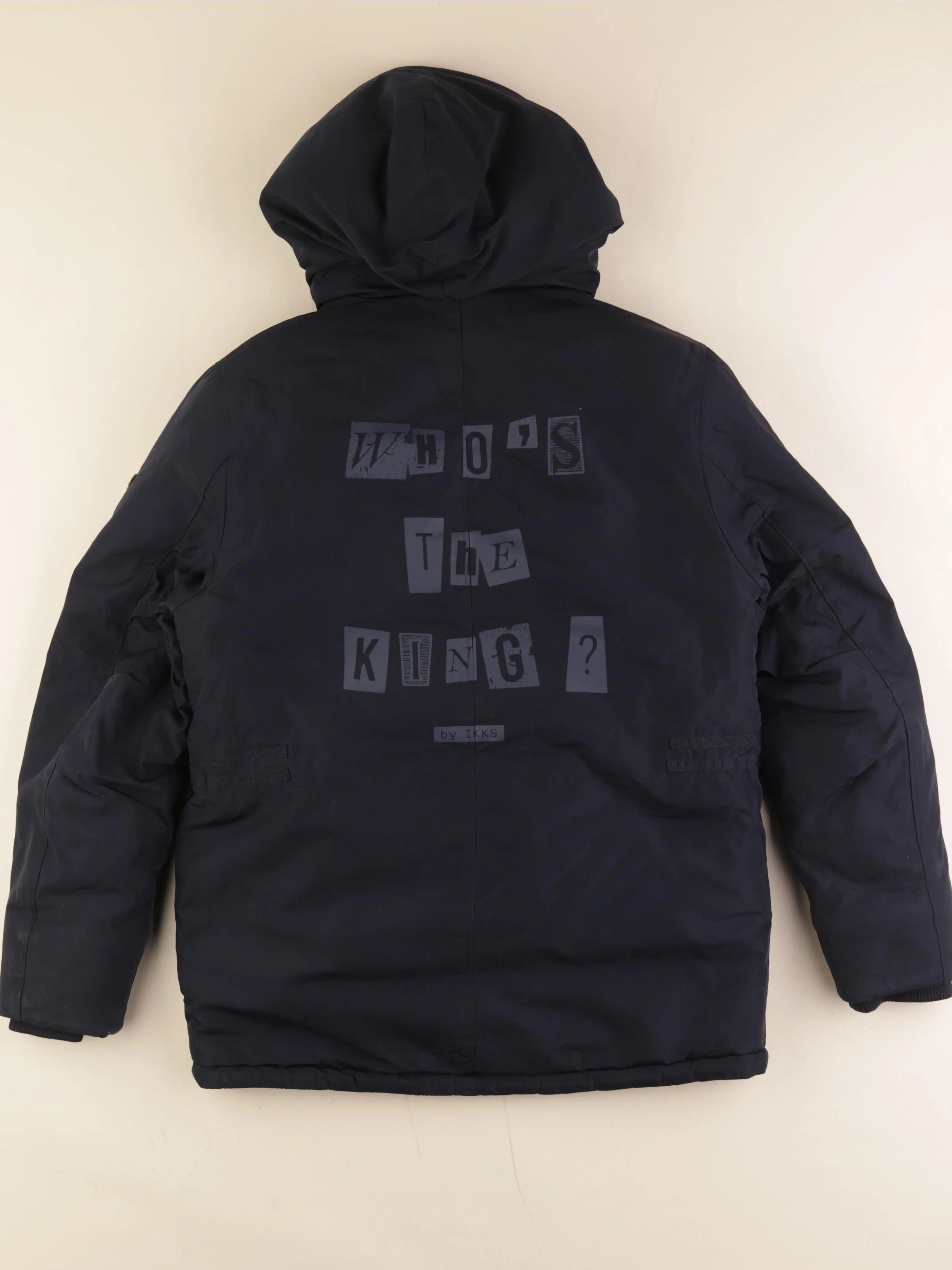 IKKS - manteau doublure amovible bleu - 12 ans