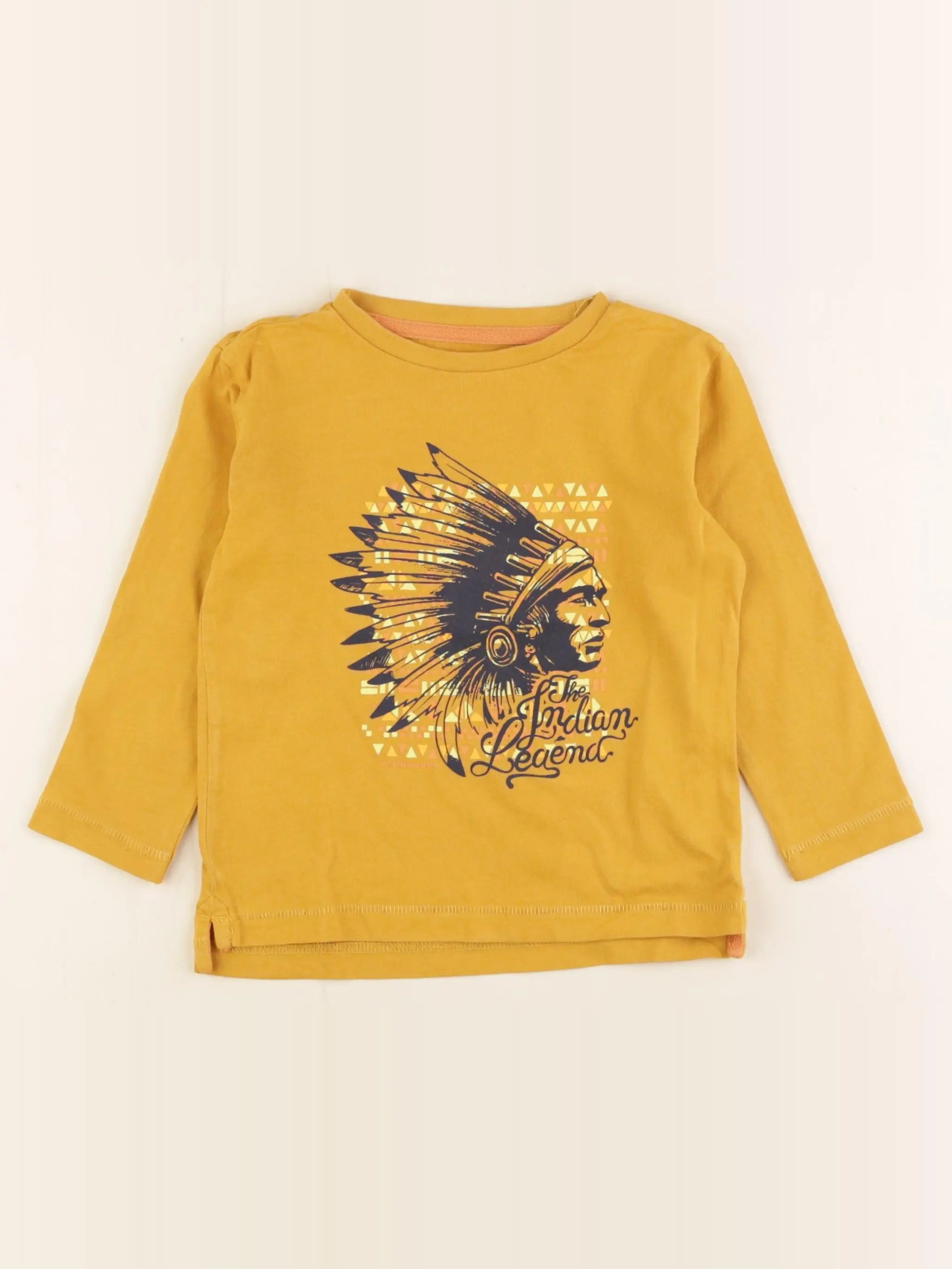Vertbaudet - tee-shirt jaune - 3 ans