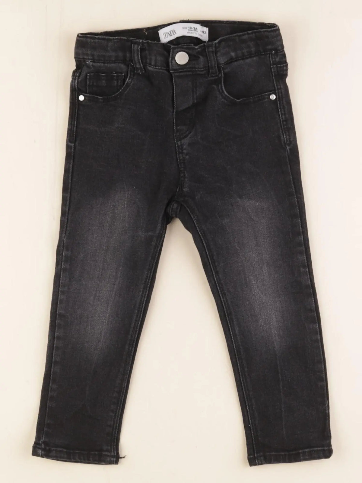 Zara - jean noir - 18/24 mois