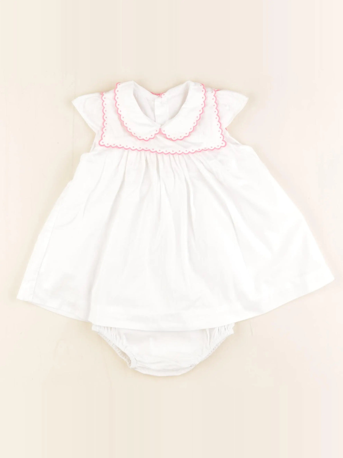 Jacadi - robe blanc - 6 mois
