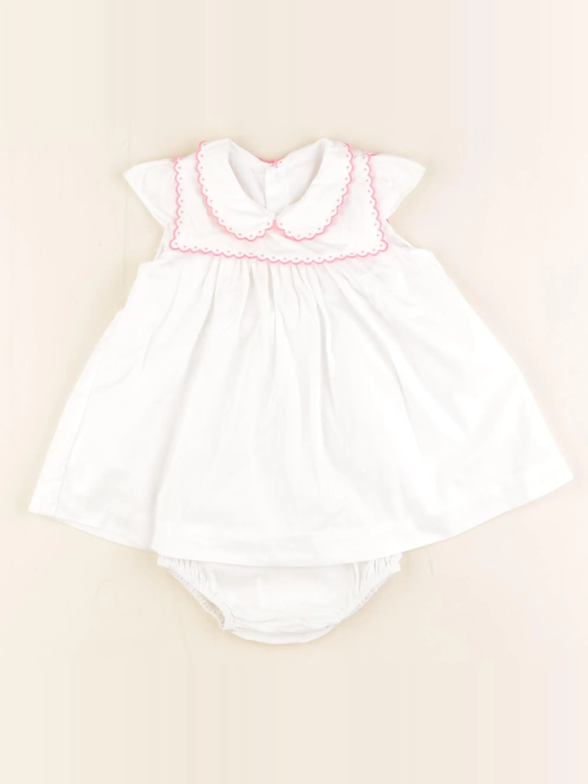 Jacadi - robe blanc - 6 mois