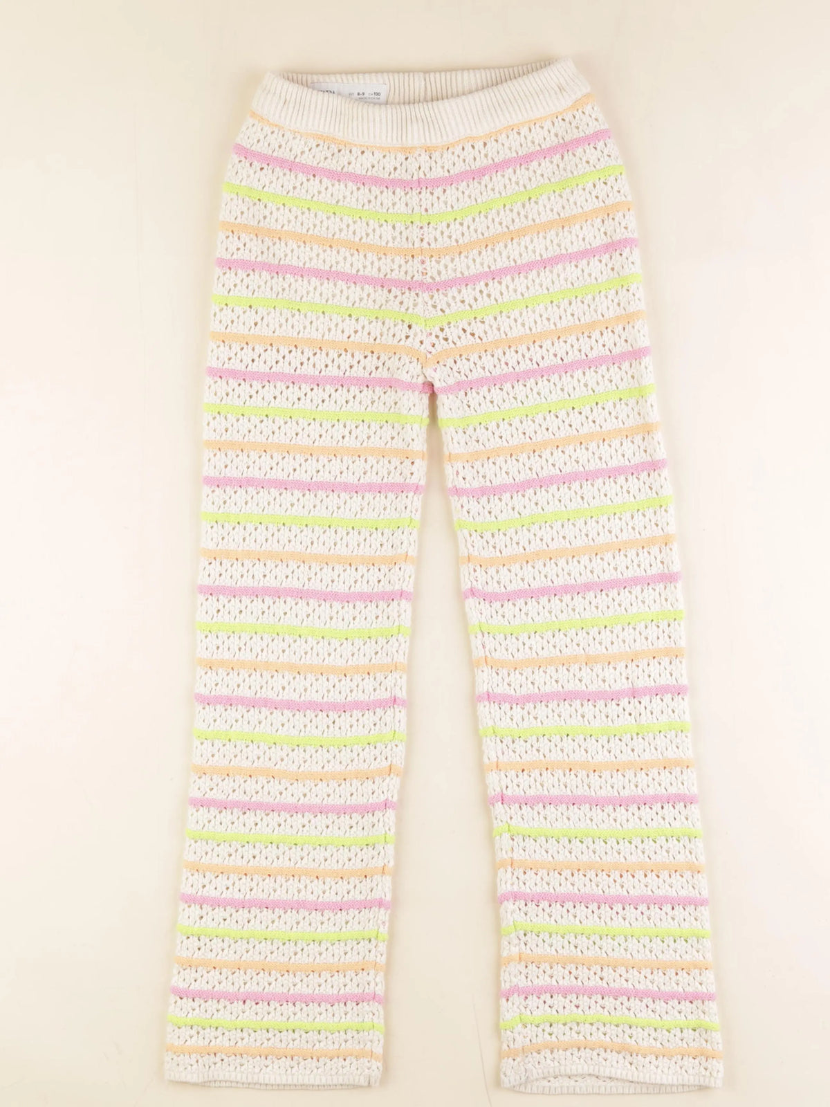 Zara - pantalon multicolore - 8/9 ans