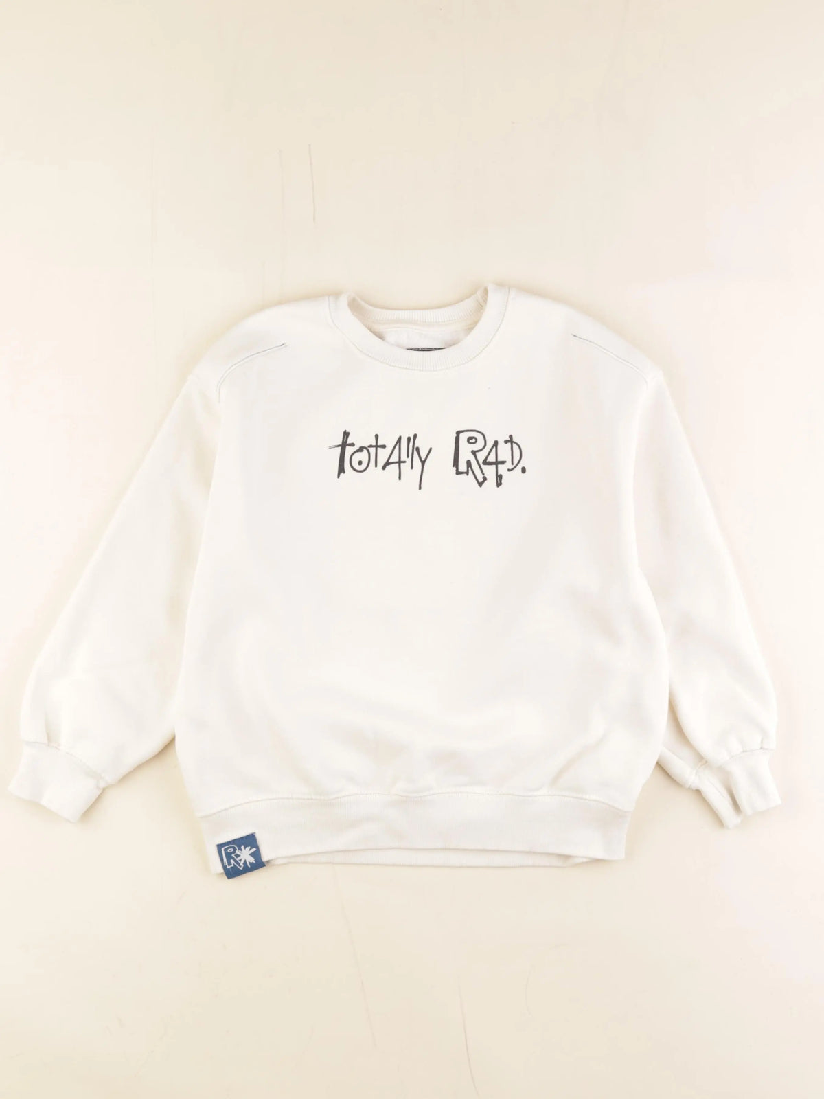 Zara - sweat imprimé au dos blanc - 8/9 ans