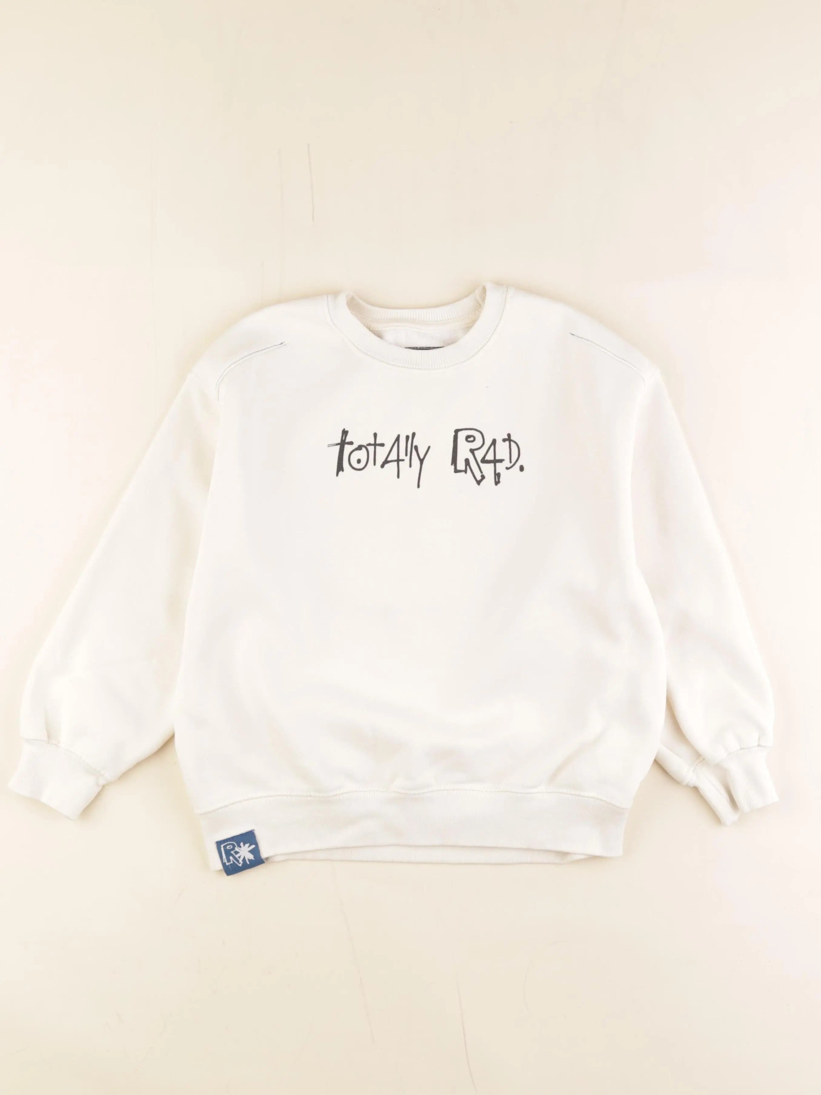 Zara - sweat imprimé au dos blanc - 8/9 ans