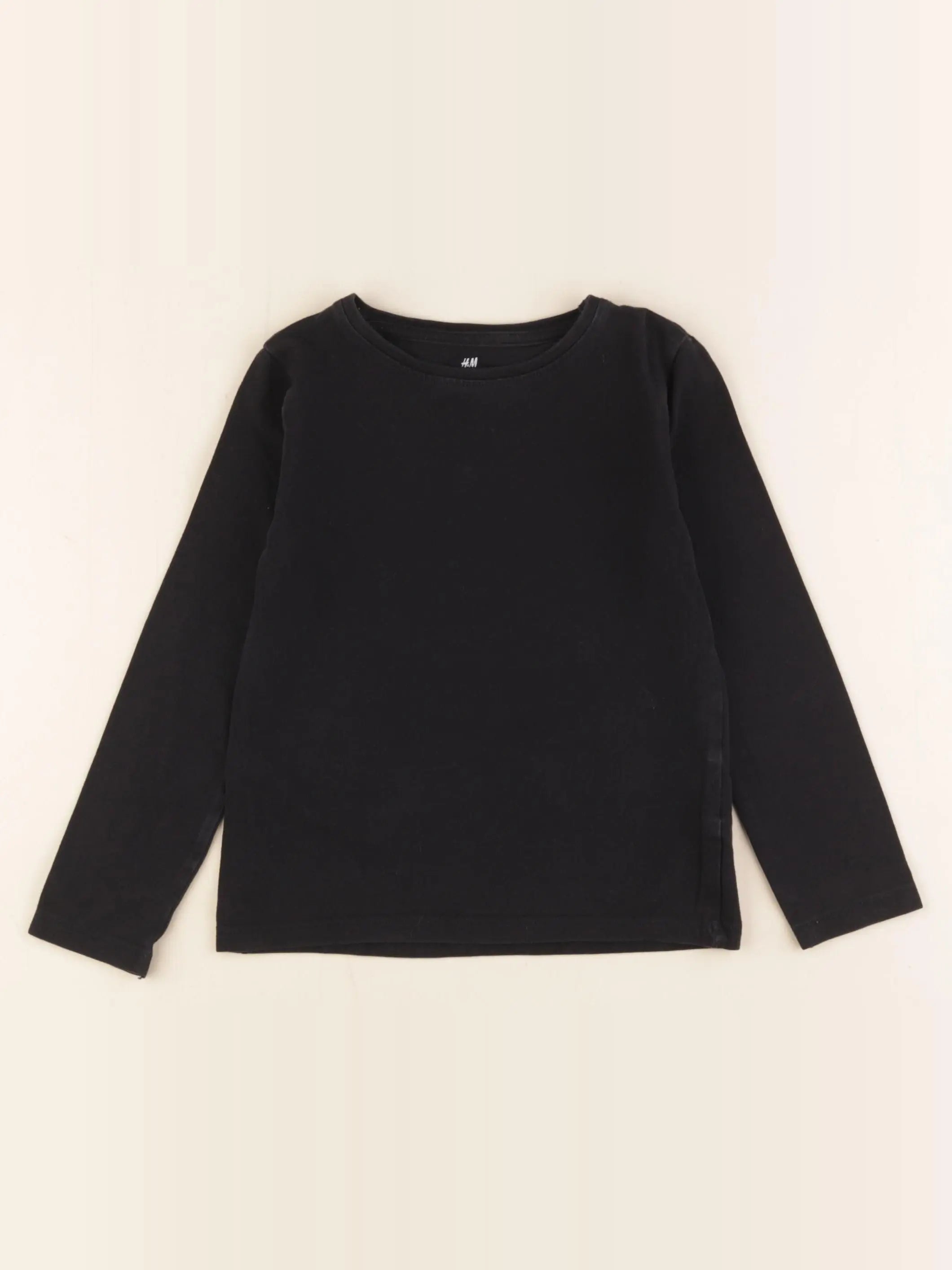 H&M - tee-shirt noir - 4/6 ans