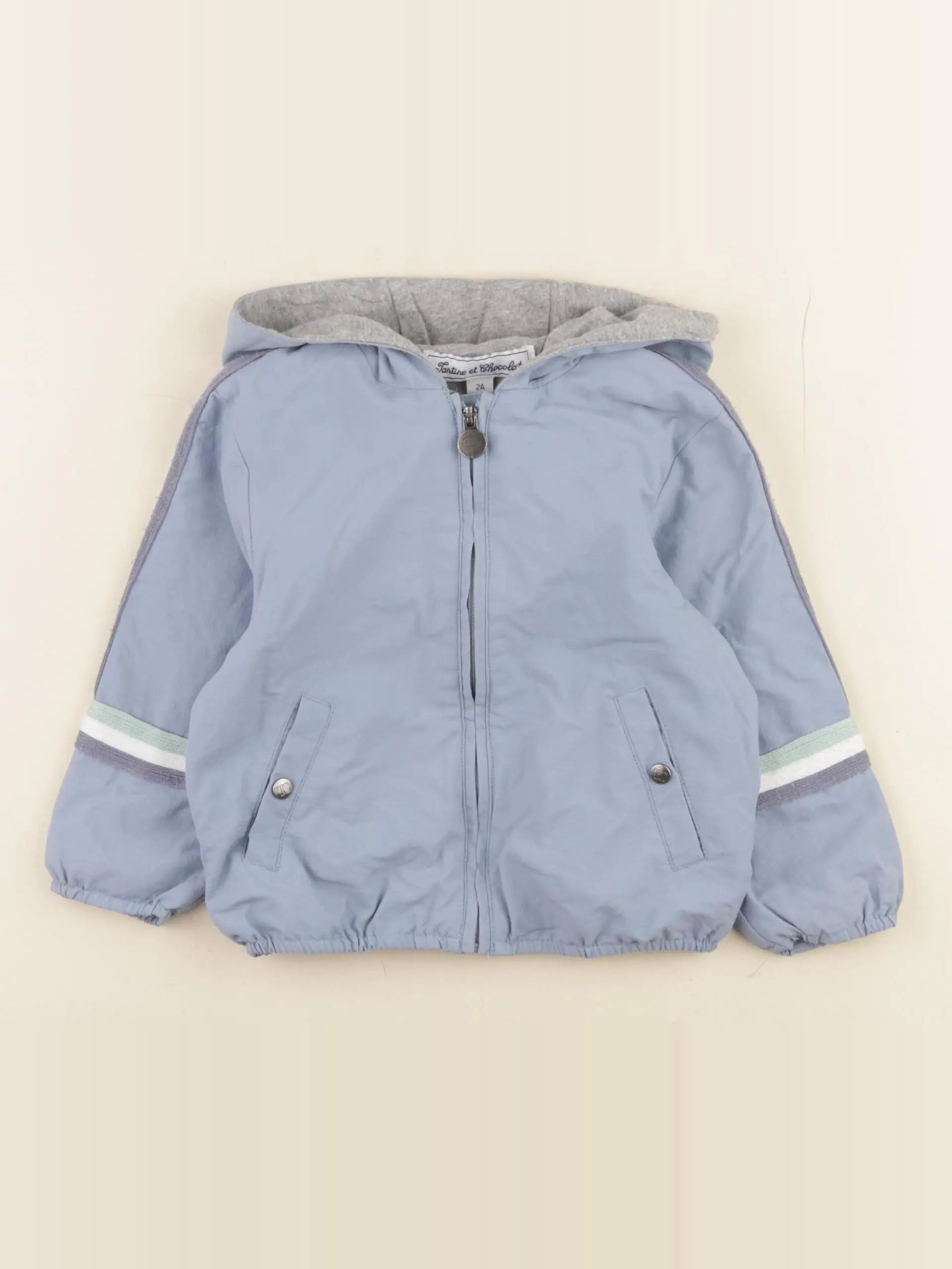 Tartine & Chocolat - coupe-vent bleu - 2 ans