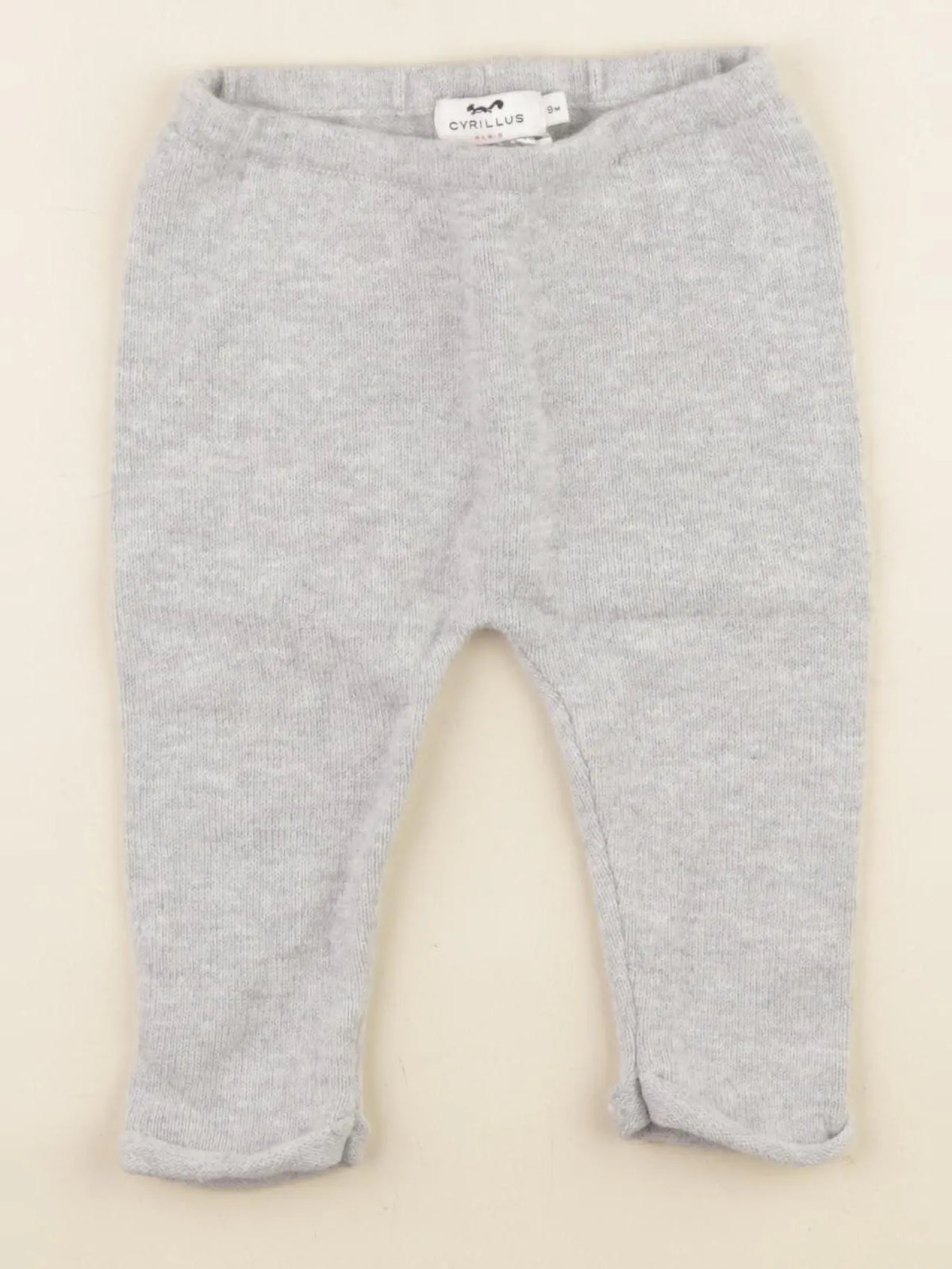 Cyrillus - legging gris - 9 mois
