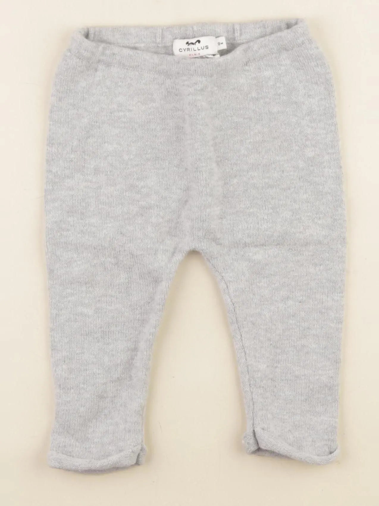 Cyrillus - legging gris - 9 mois
