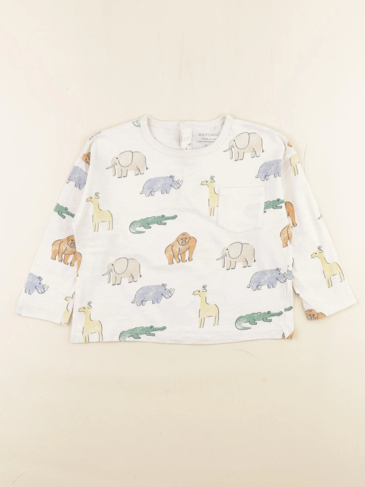 Boutchou - tee-shirt blanc - 36 mois