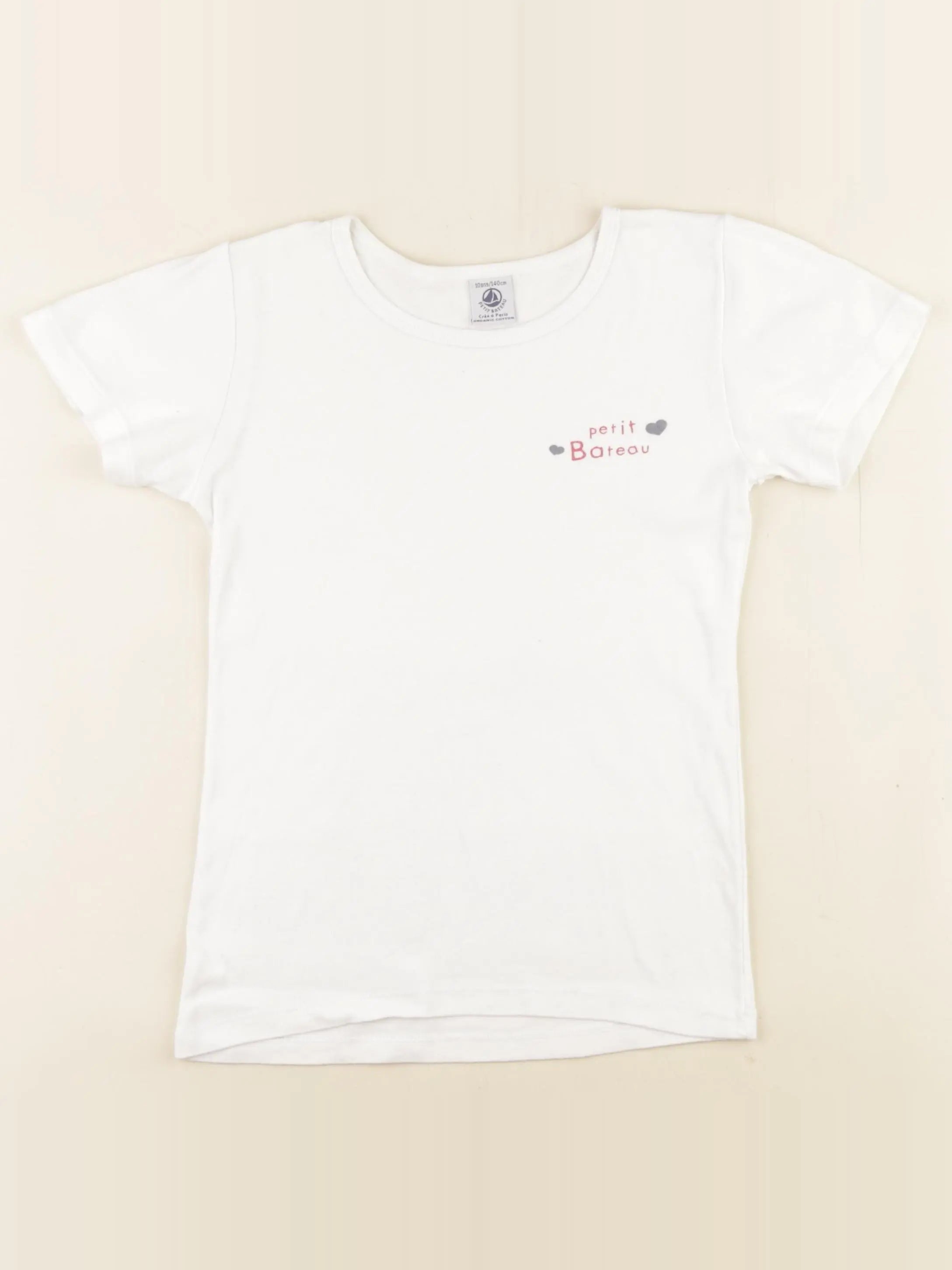 Petit Bateau - maillot de corps blanc - 10 ans