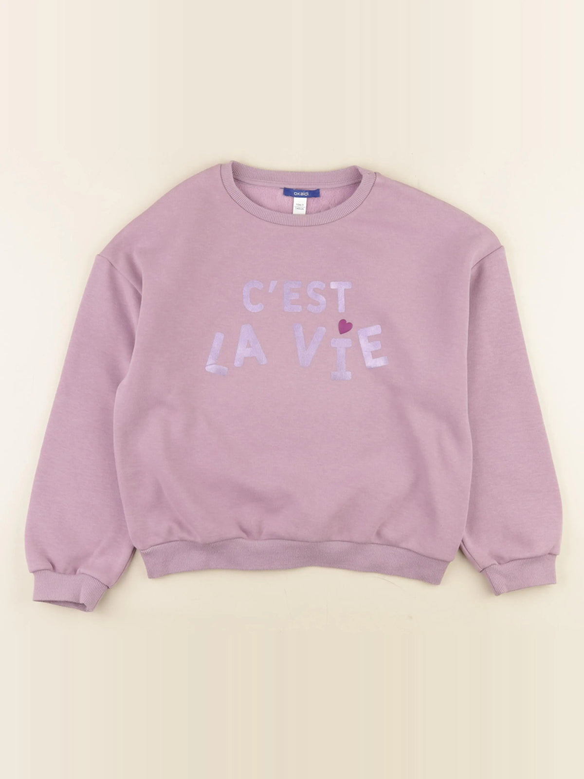 Okaidi - sweat violet - 10 ans