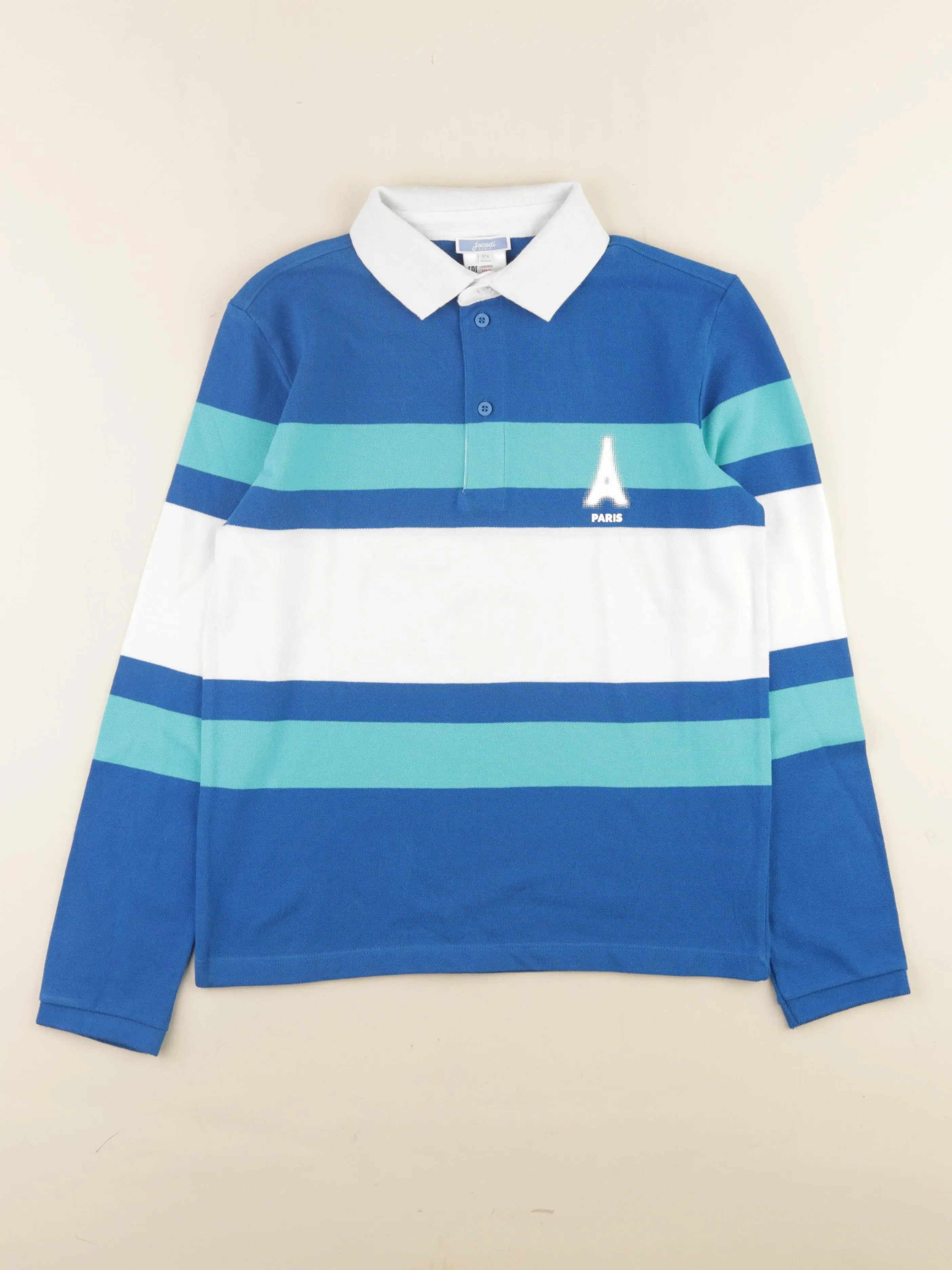 Jacadi - polo bleu - 12 ans